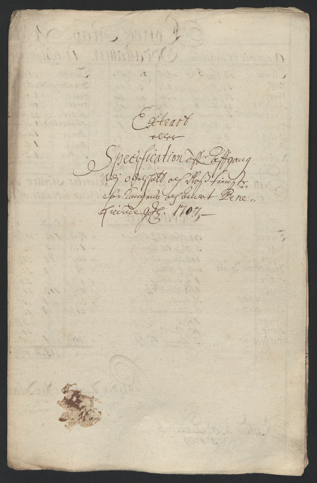 Rentekammeret inntil 1814, Reviderte regnskaper, Fogderegnskap, RA/EA-4092/R04/L0134: Fogderegnskap Moss, Onsøy, Tune, Veme og Åbygge, 1707-1708, p. 123