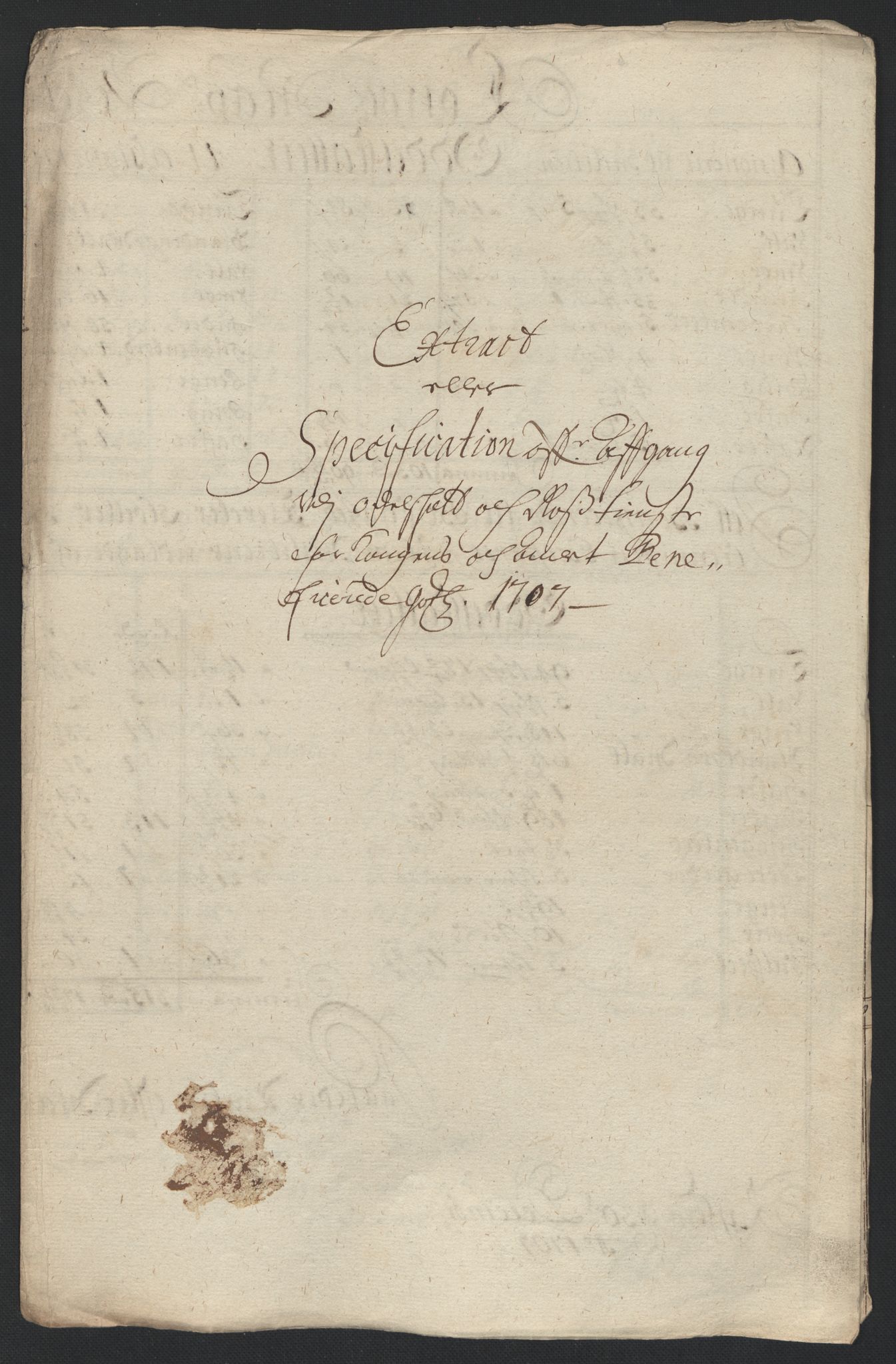 Rentekammeret inntil 1814, Reviderte regnskaper, Fogderegnskap, AV/RA-EA-4092/R04/L0134: Fogderegnskap Moss, Onsøy, Tune, Veme og Åbygge, 1707-1708, p. 123