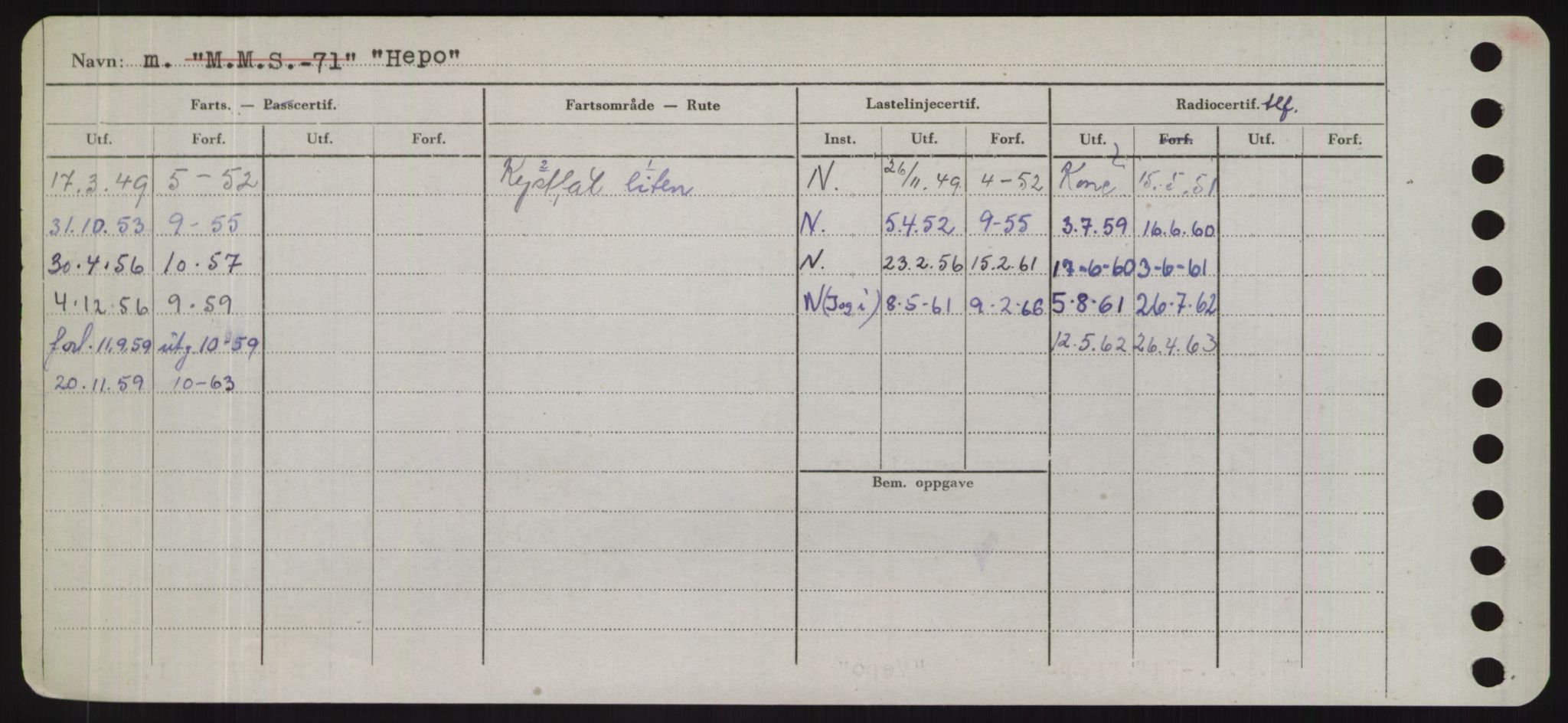 Sjøfartsdirektoratet med forløpere, Skipsmålingen, AV/RA-S-1627/H/Hd/L0040: Fartøy, U-Ve, p. 500