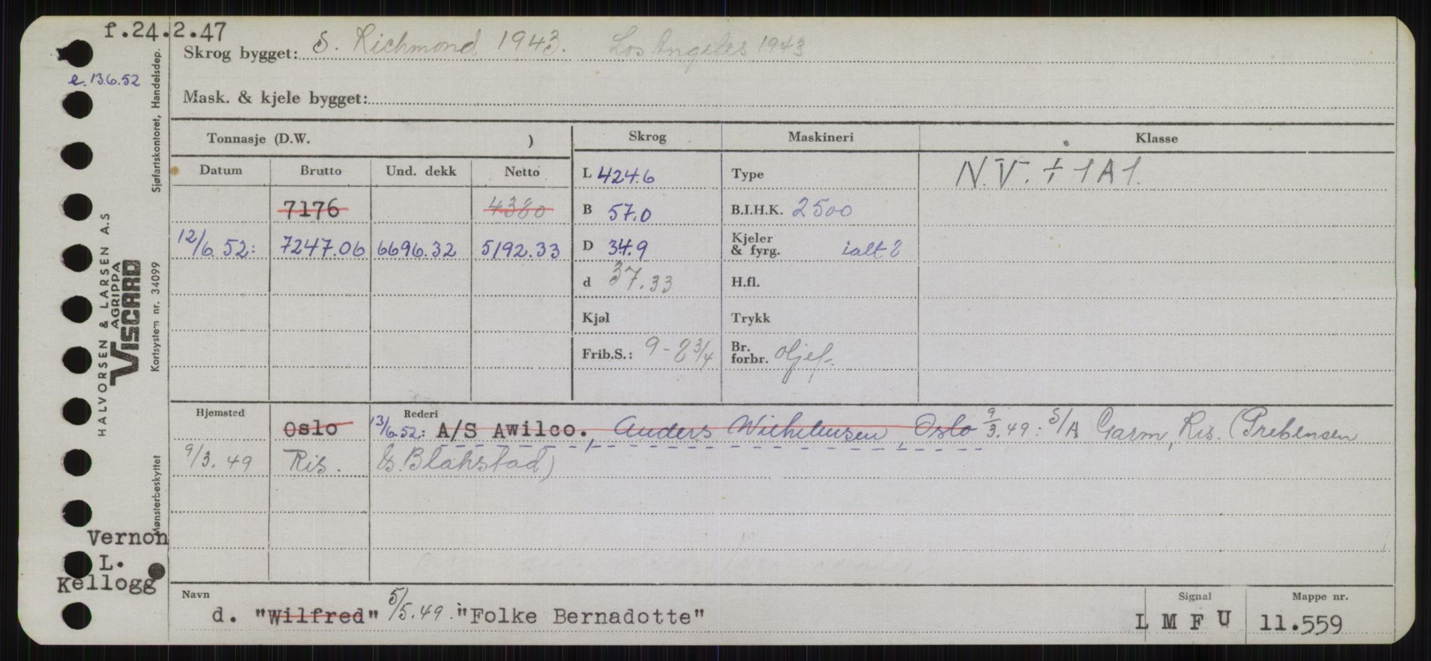 Sjøfartsdirektoratet med forløpere, Skipsmålingen, AV/RA-S-1627/H/Hb/L0002: Fartøy, E-H, p. 151