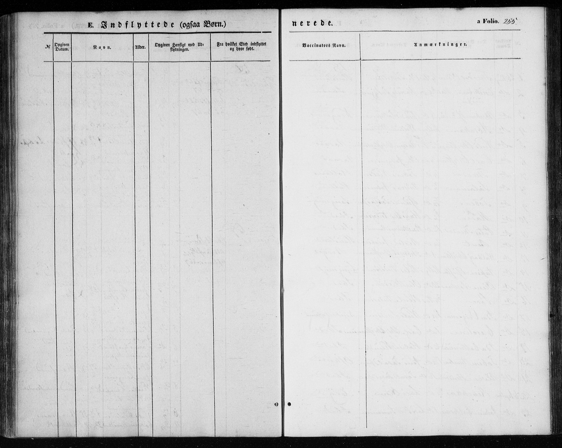Søgne sokneprestkontor, SAK/1111-0037/F/Fa/Fab/L0010: Parish register (official) no. A 10, 1853-1869, p. 255