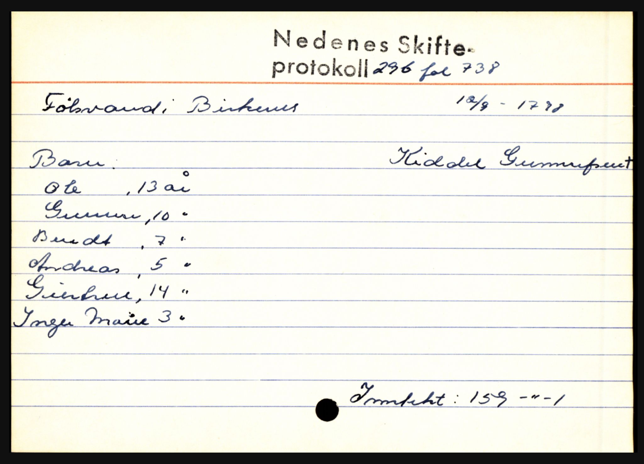 Nedenes sorenskriveri før 1824, AV/SAK-1221-0007/H, p. 8491