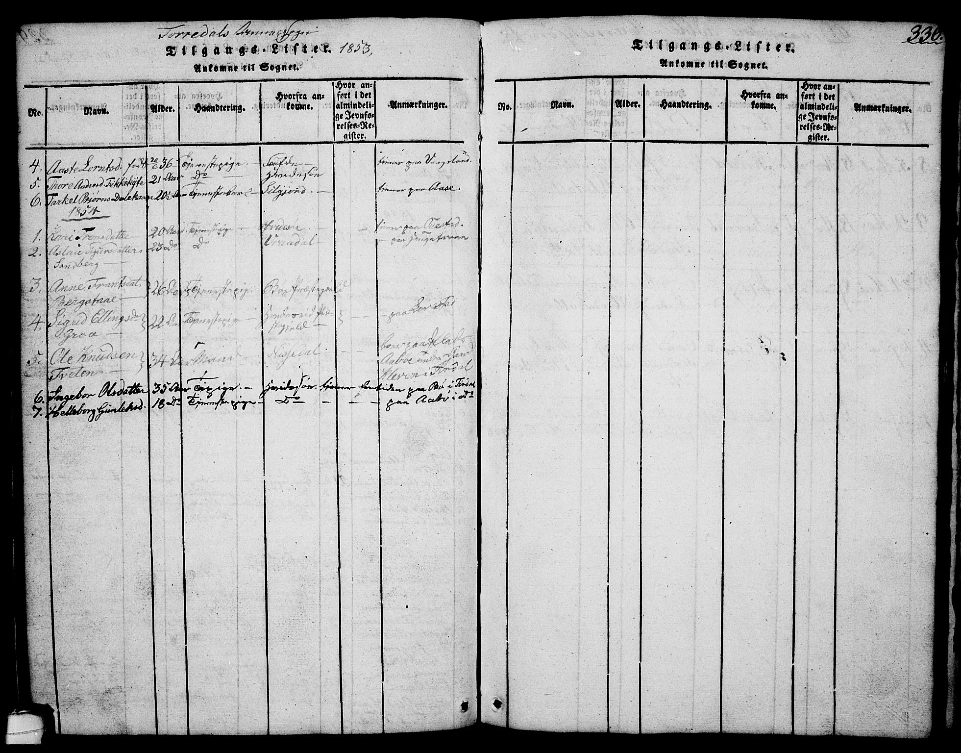 Drangedal kirkebøker, SAKO/A-258/G/Ga/L0001: Parish register (copy) no. I 1 /2, 1814-1856, p. 330