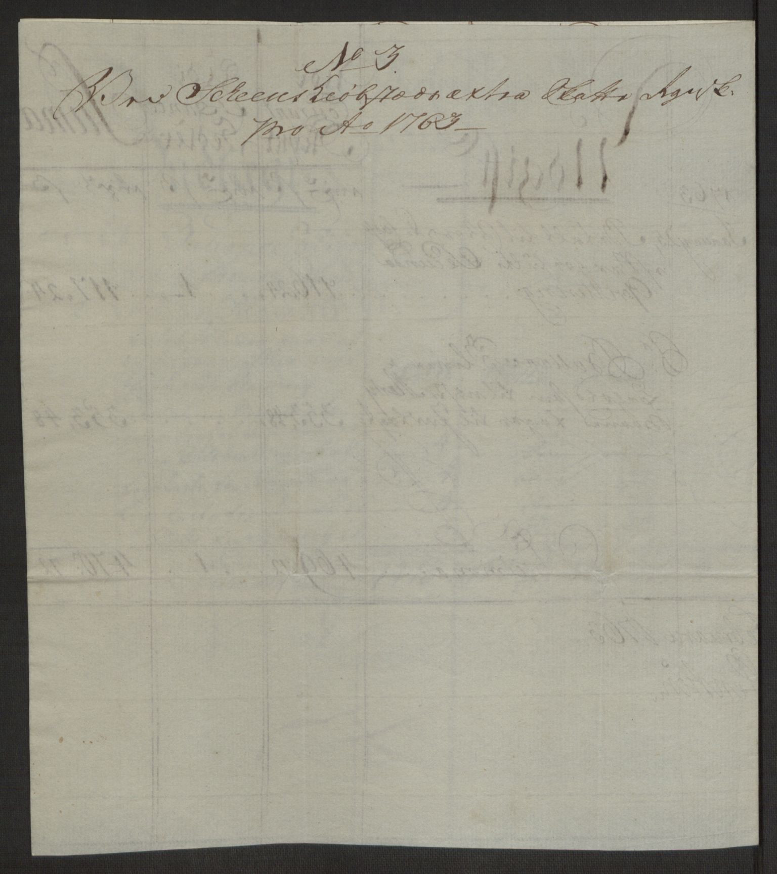 Rentekammeret inntil 1814, Reviderte regnskaper, Byregnskaper, AV/RA-EA-4066/R/Rj/L0198/0001: [J4] Kontribusjonsregnskap / Ekstraskatt, 1762-1768, p. 117