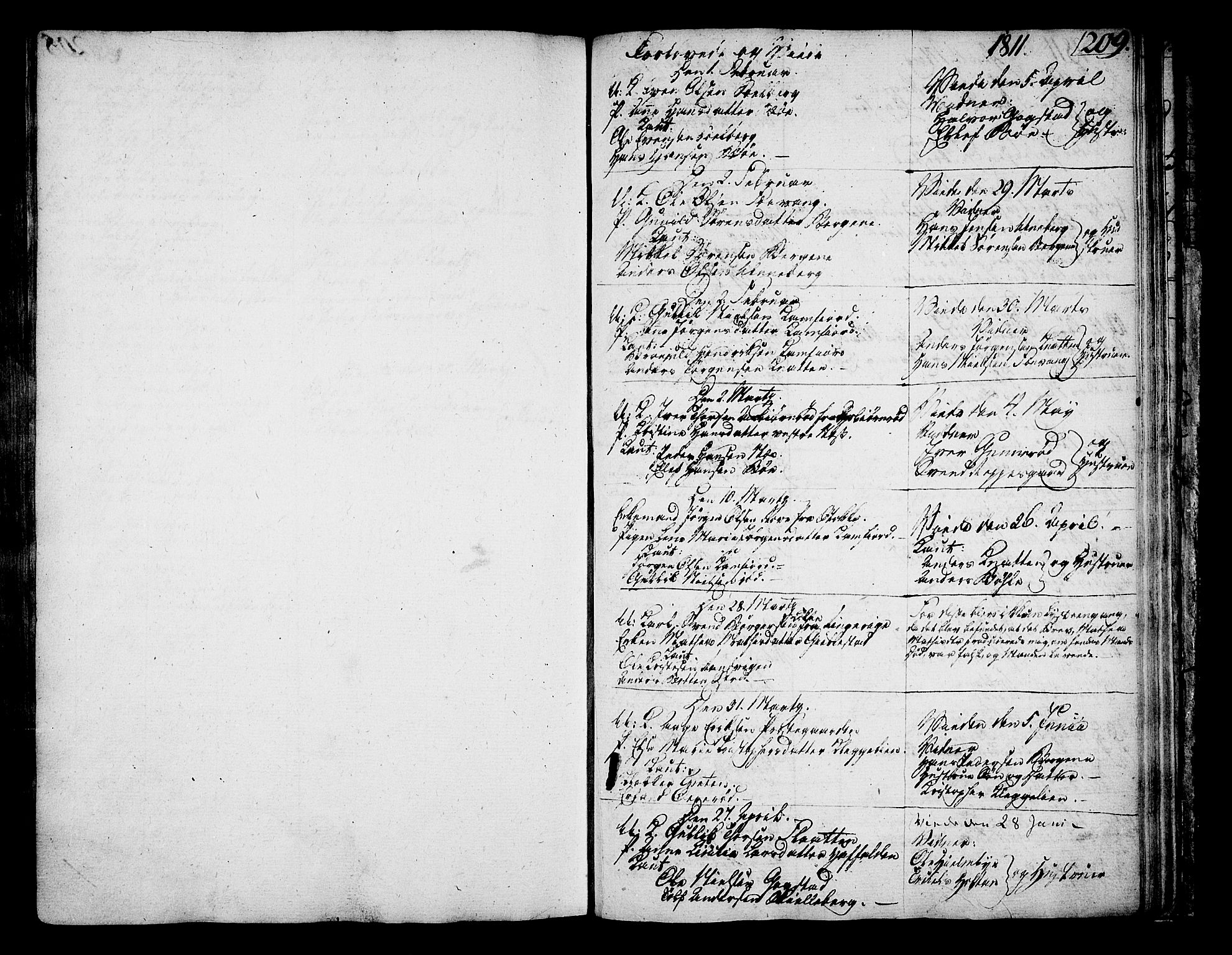 Sandar kirkebøker, SAKO/A-243/F/Fa/L0003: Parish register (official) no. 3, 1789-1814, p. 209