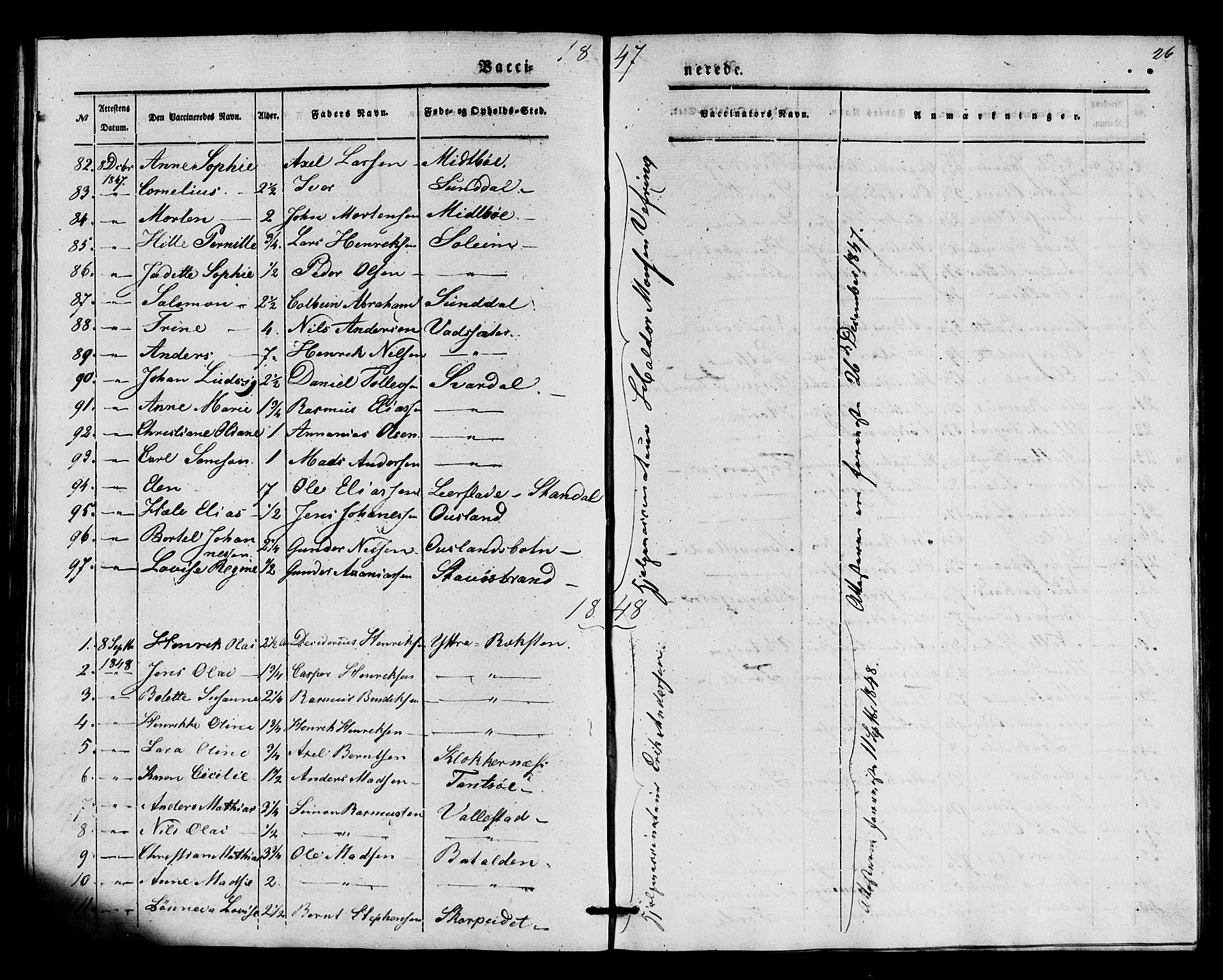 Kinn sokneprestembete, SAB/A-80801/H/Haa/Haaa/L0016: Parish register (official) no. A 16, 1841-1858, p. 26
