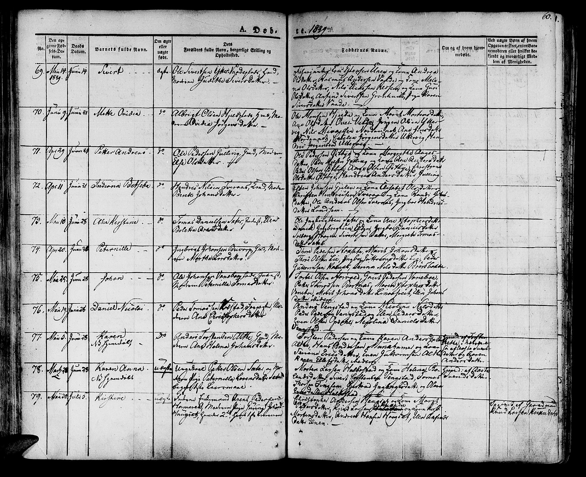 Ministerialprotokoller, klokkerbøker og fødselsregistre - Nord-Trøndelag, AV/SAT-A-1458/741/L0390: Parish register (official) no. 741A04, 1822-1836, p. 60