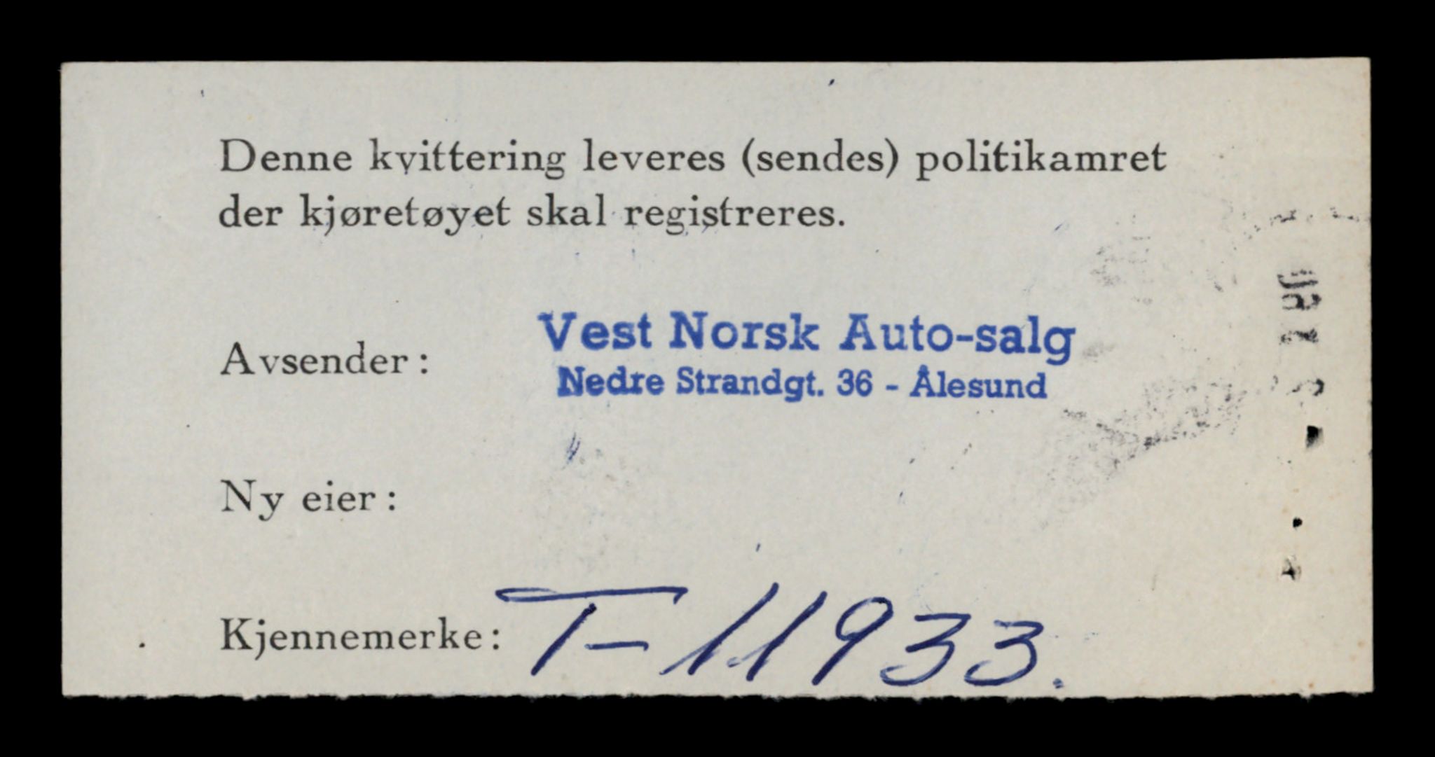 Møre og Romsdal vegkontor - Ålesund trafikkstasjon, AV/SAT-A-4099/F/Fe/L0031: Registreringskort for kjøretøy T 11800 - T 11996, 1927-1998, p. 2308