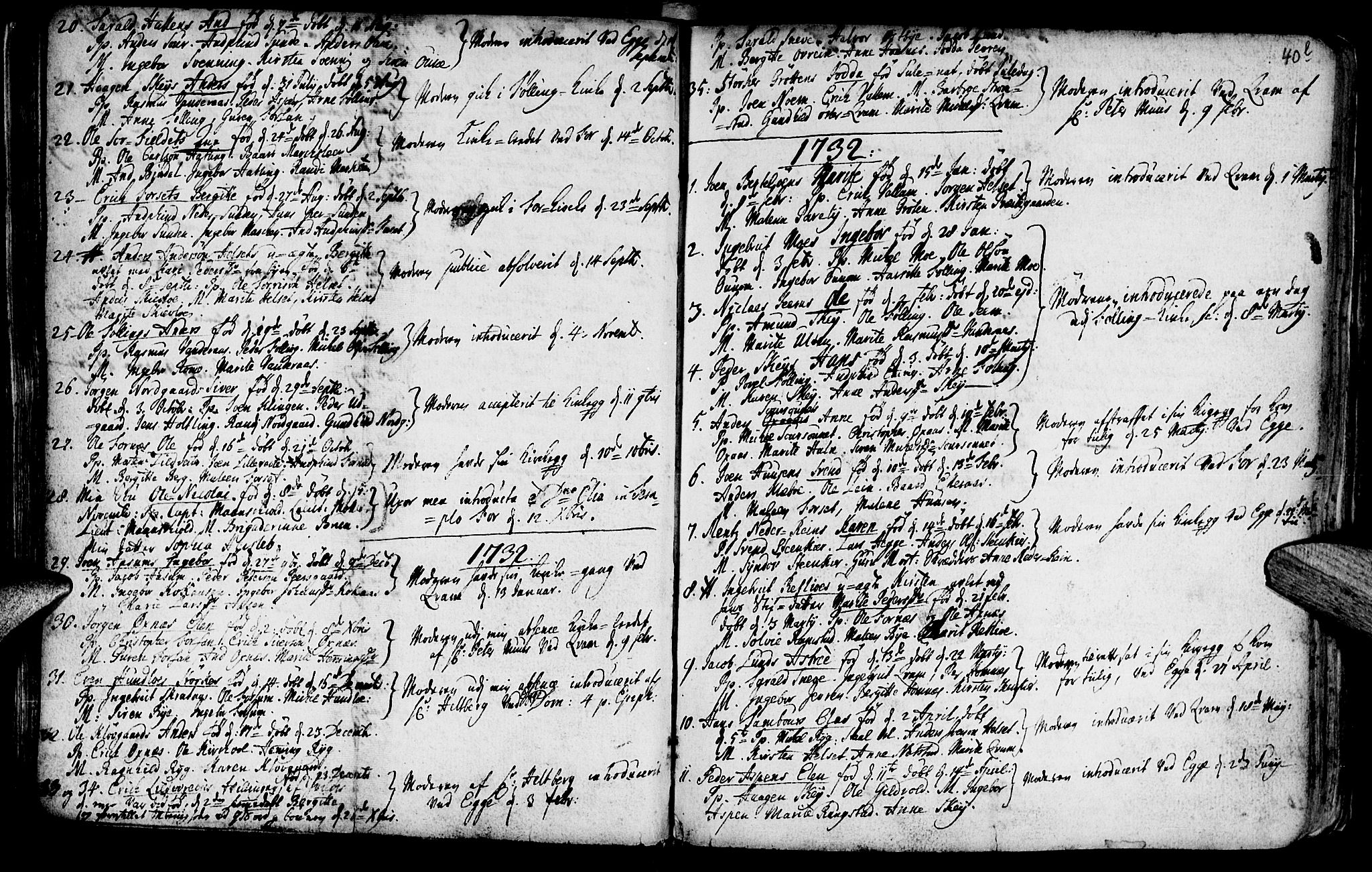 Ministerialprotokoller, klokkerbøker og fødselsregistre - Nord-Trøndelag, SAT/A-1458/746/L0439: Parish register (official) no. 746A01, 1688-1759, p. 40l