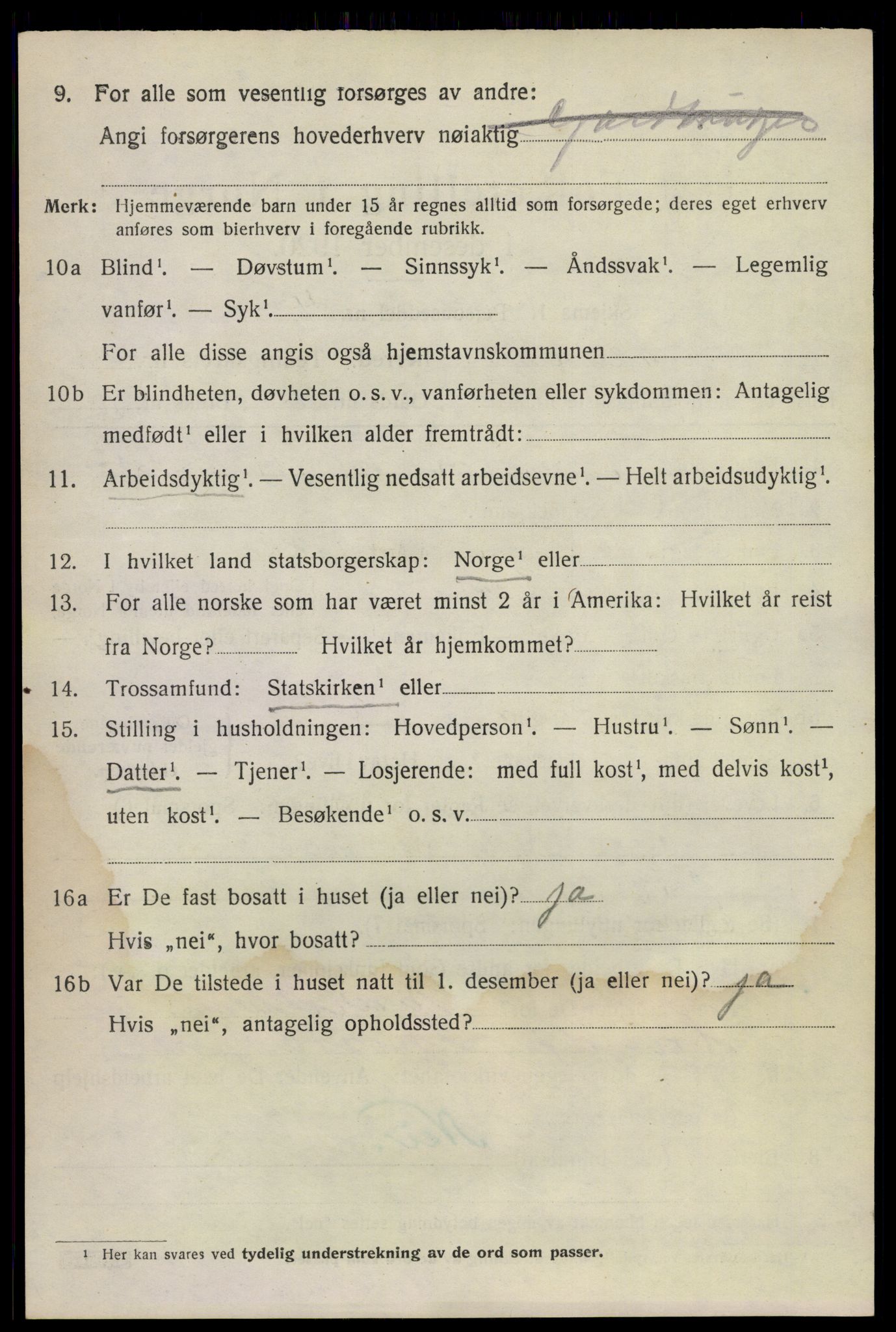 SAKO, 1920 census for Sauherad, 1920, p. 2512