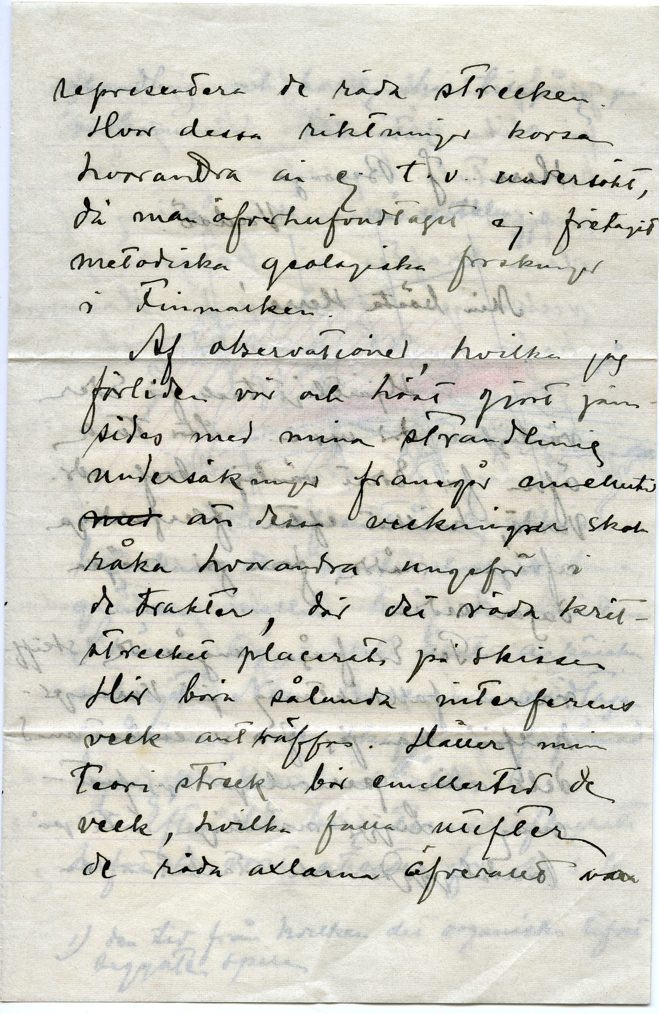 Johan Beronkas testamentariske gave, FMFB/A-1098/E/L0002: Brev fra den finske geologen og geografen Väinö Tanner, 1905, p. 5