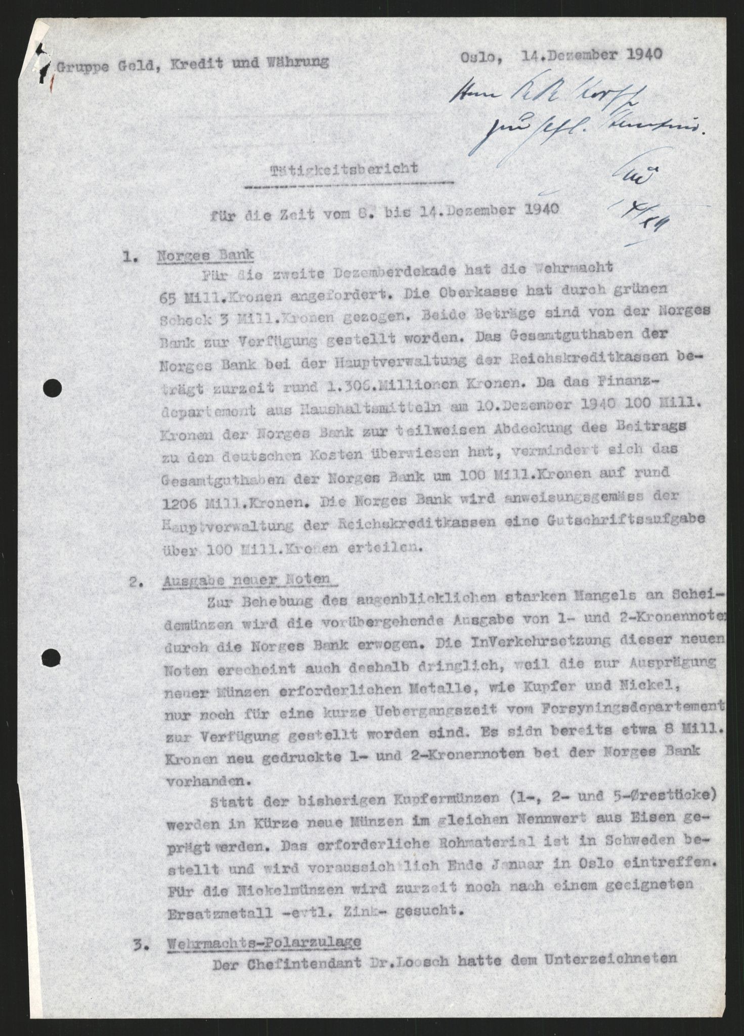 Forsvarets Overkommando. 2 kontor. Arkiv 11.4. Spredte tyske arkivsaker, AV/RA-RAFA-7031/D/Dar/Darb/L0003: Reichskommissariat - Hauptabteilung Vervaltung, 1940-1945, p. 1551