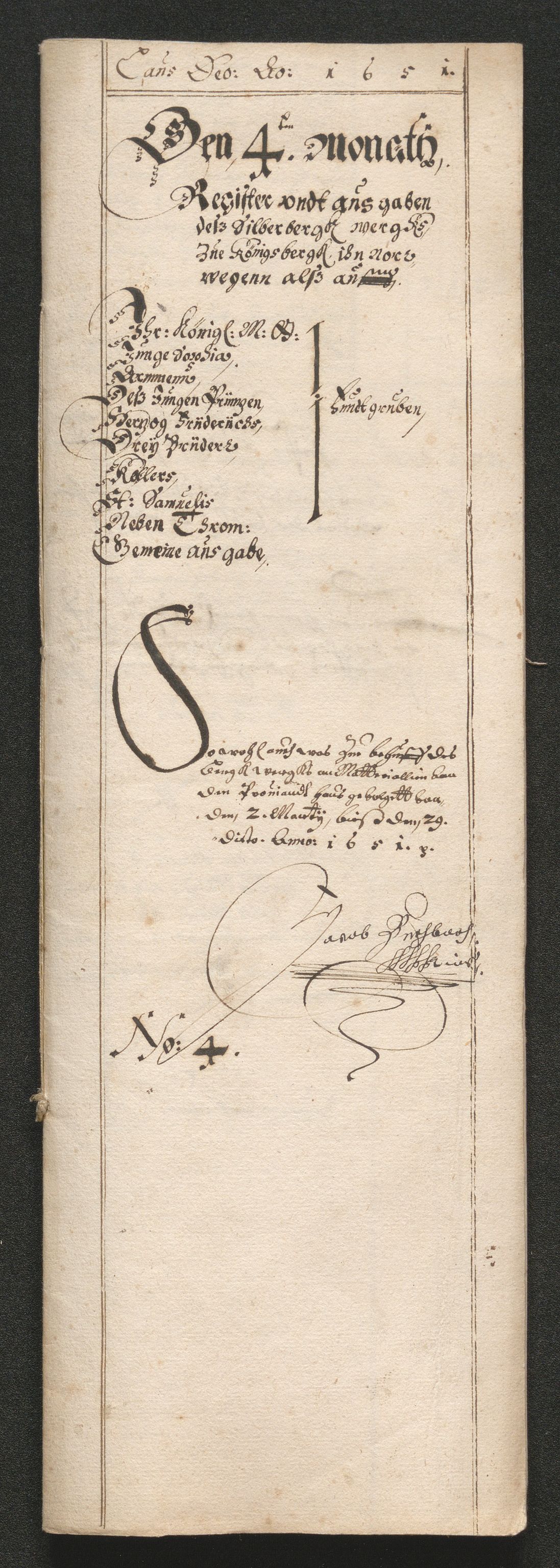 Kongsberg Sølvverk 1623-1816, SAKO/EA-3135/001/D/Dc/Dcd/L0034: Utgiftsregnskap for gruver m.m. , 1651-1659, p. 48