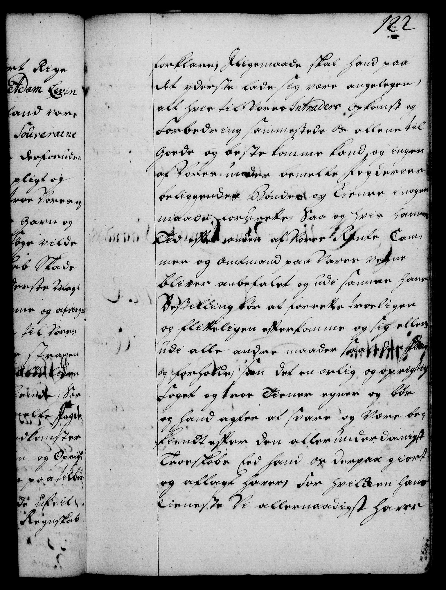 Rentekammeret, Kammerkanselliet, RA/EA-3111/G/Gg/Gge/L0002: Norsk bestallingsprotokoll med register (merket RK 53.26), 1730-1744, p. 122