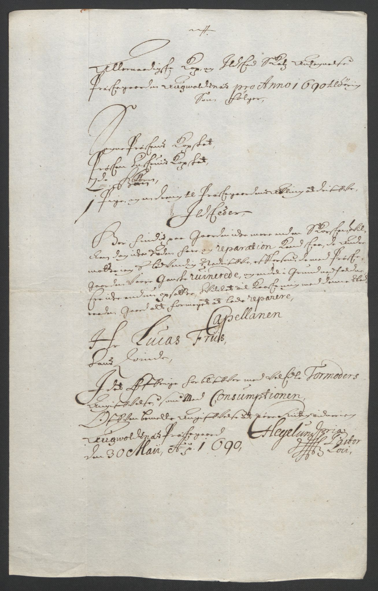 Rentekammeret inntil 1814, Reviderte regnskaper, Fogderegnskap, AV/RA-EA-4092/R47/L2856: Fogderegnskap Ryfylke, 1689-1693, p. 222