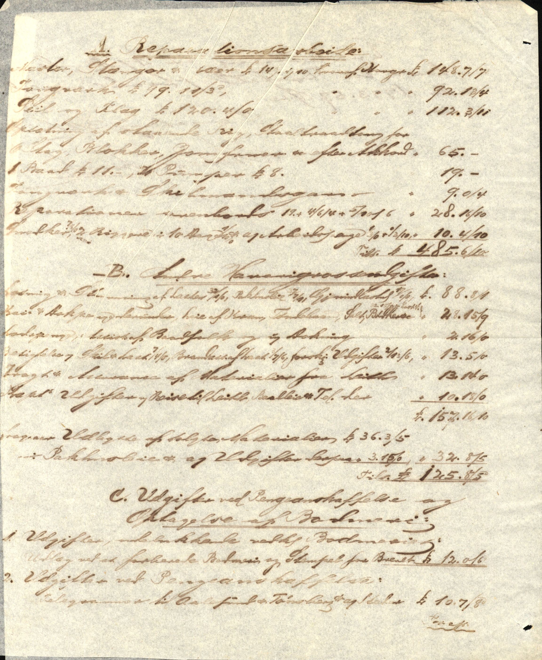 Pa 63 - Østlandske skibsassuranceforening, VEMU/A-1079/G/Ga/L0017/0009: Havaridokumenter / Agnese, Agnes, Adelphia, Kvik, Varnæs, 1884, p. 69