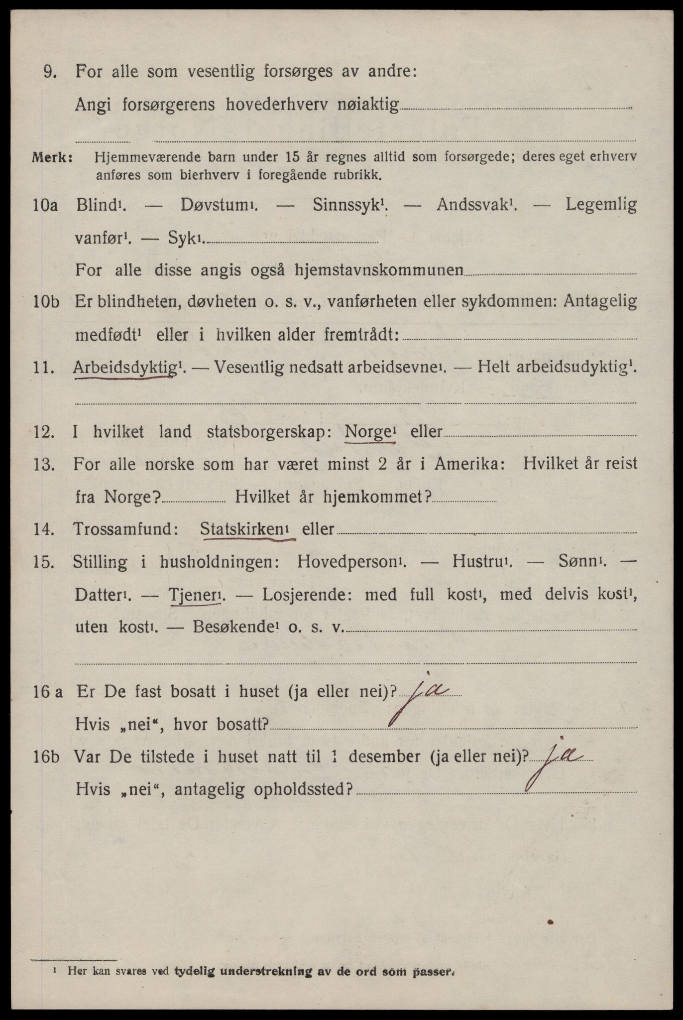 SAST, 1920 census for Vats, 1920, p. 1444