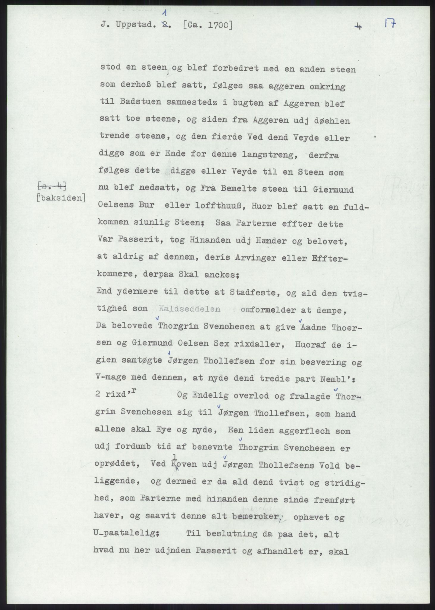 Samlinger til kildeutgivelse, Diplomavskriftsamlingen, RA/EA-4053/H/Ha, p. 268