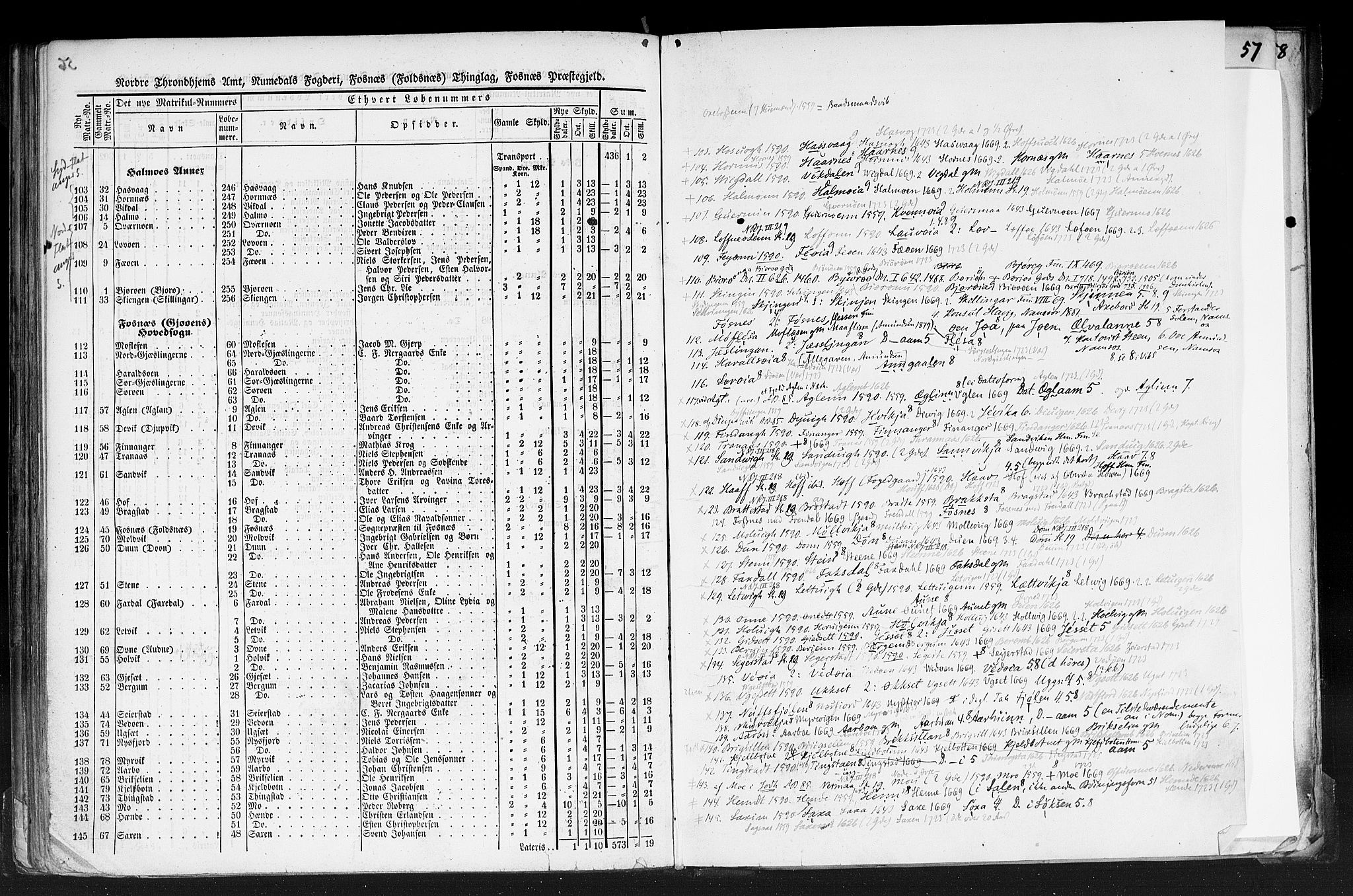 Rygh, AV/RA-PA-0034/F/Fb/L0015/0001: Matrikkelen for 1838 / Matrikkelen for 1838 - Nordre Trondhjems amt (Nord-Trøndelag fylke), 1838, p. 56b