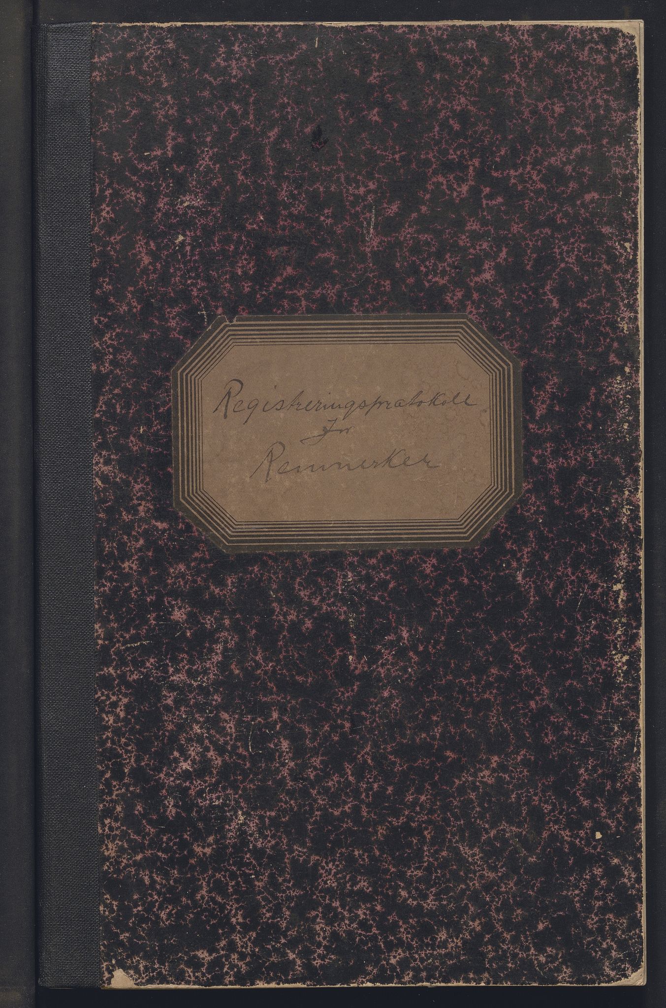 Lensmannen i Ulvik, SAB/A-35601/0026/L0024: Registreringsprotokoll for reinmerker, 1898-1929
