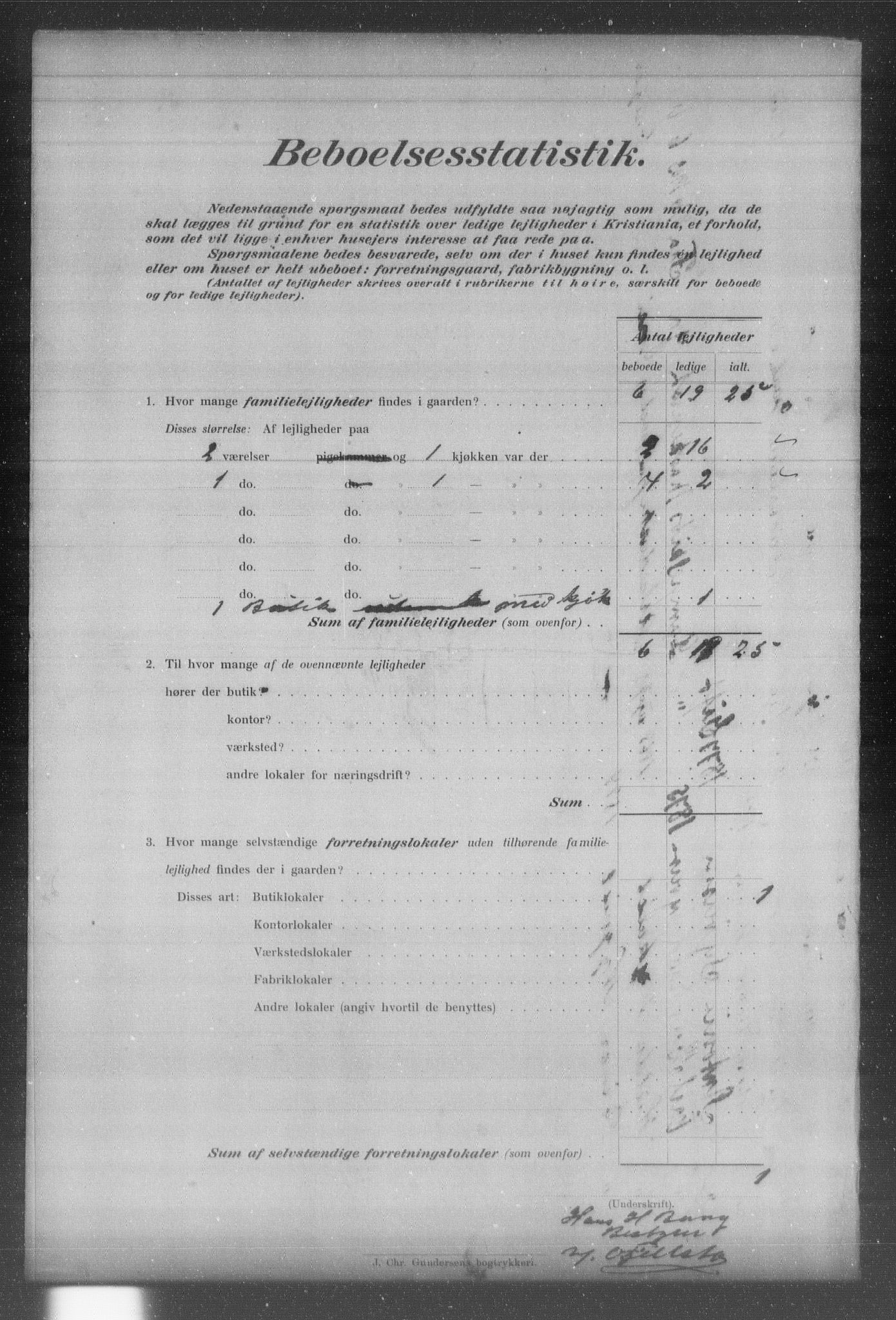 OBA, Municipal Census 1903 for Kristiania, 1903, p. 11520