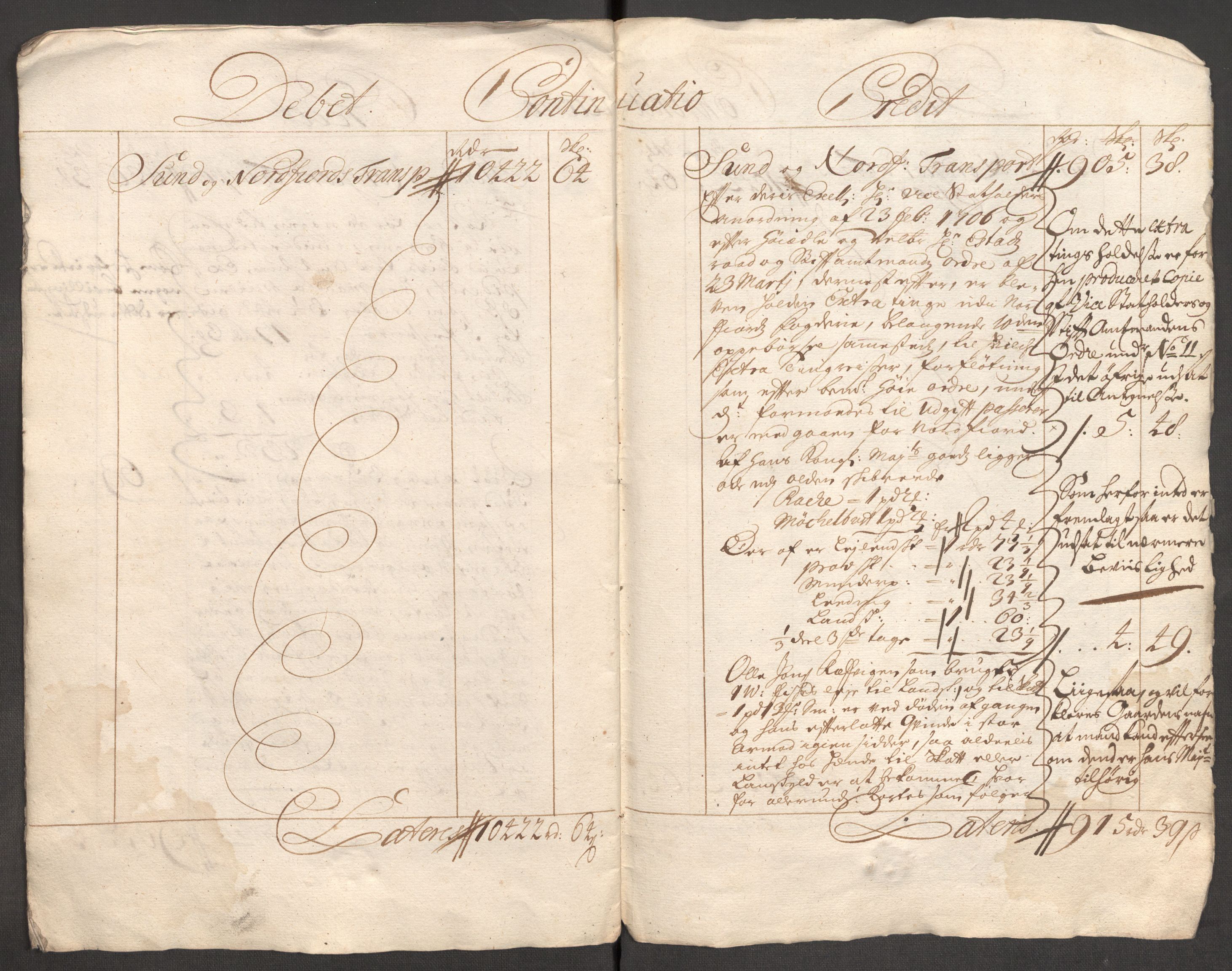 Rentekammeret inntil 1814, Reviderte regnskaper, Fogderegnskap, AV/RA-EA-4092/R53/L3430: Fogderegnskap Sunn- og Nordfjord, 1706-1707, p. 15