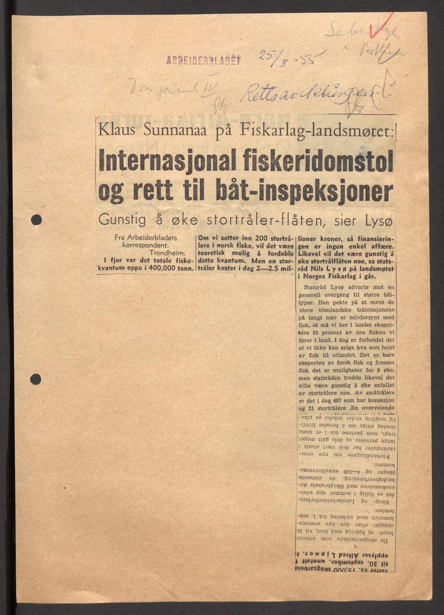 Utenriksdepartementet, RA/S-2259, 1954-1958, p. 562