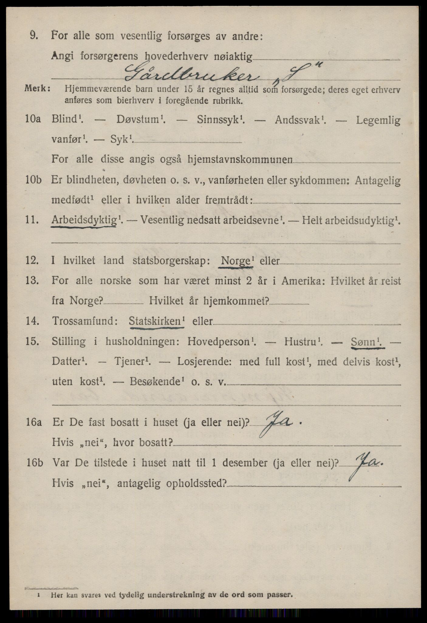 SAT, 1920 census for Hareid, 1920, p. 742