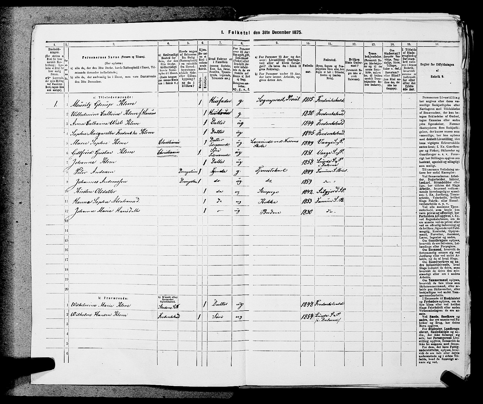 SAKO, 1875 census for 0726P Brunlanes, 1875, p. 323