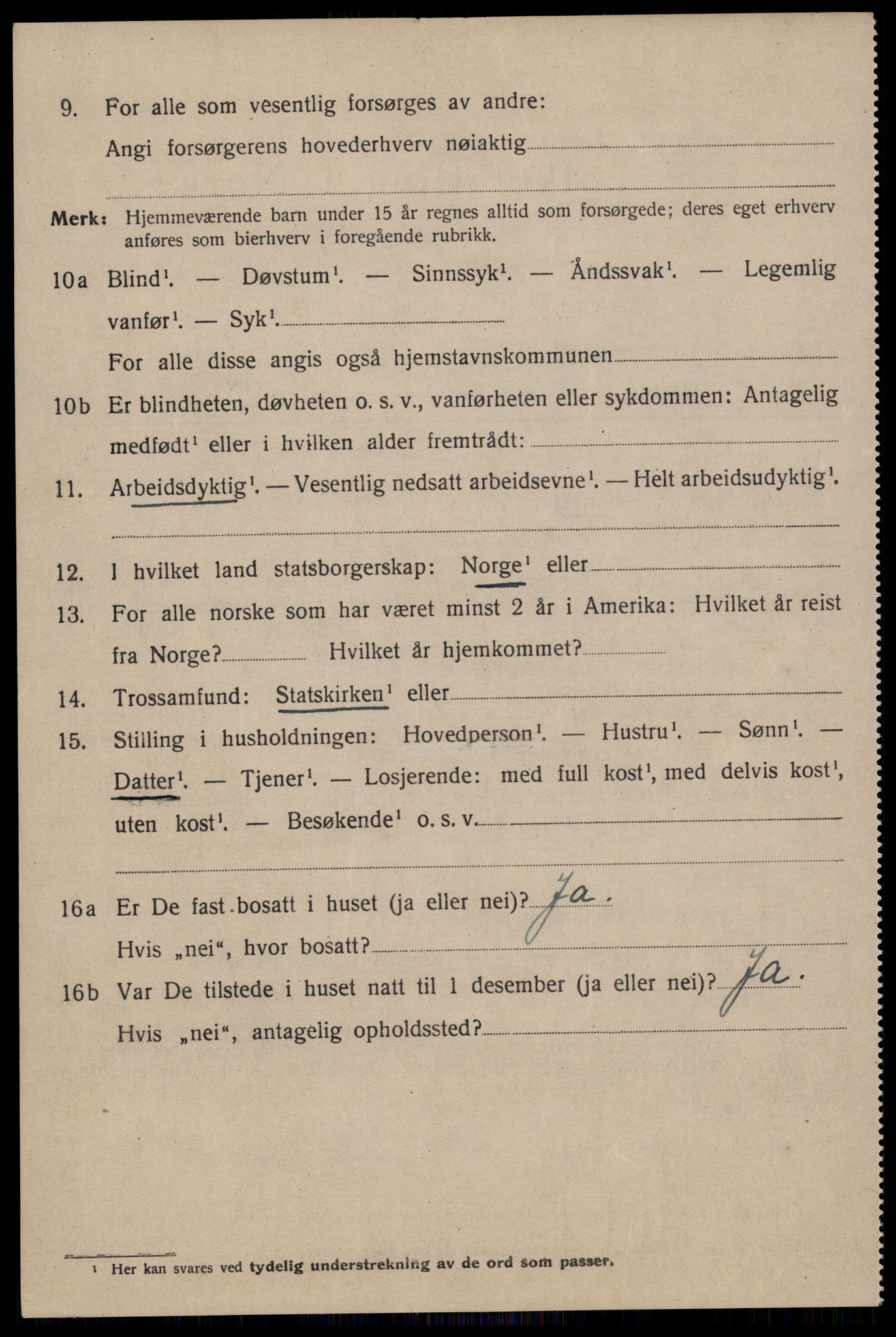 SAST, 1920 census for Stavanger, 1920, p. 88737