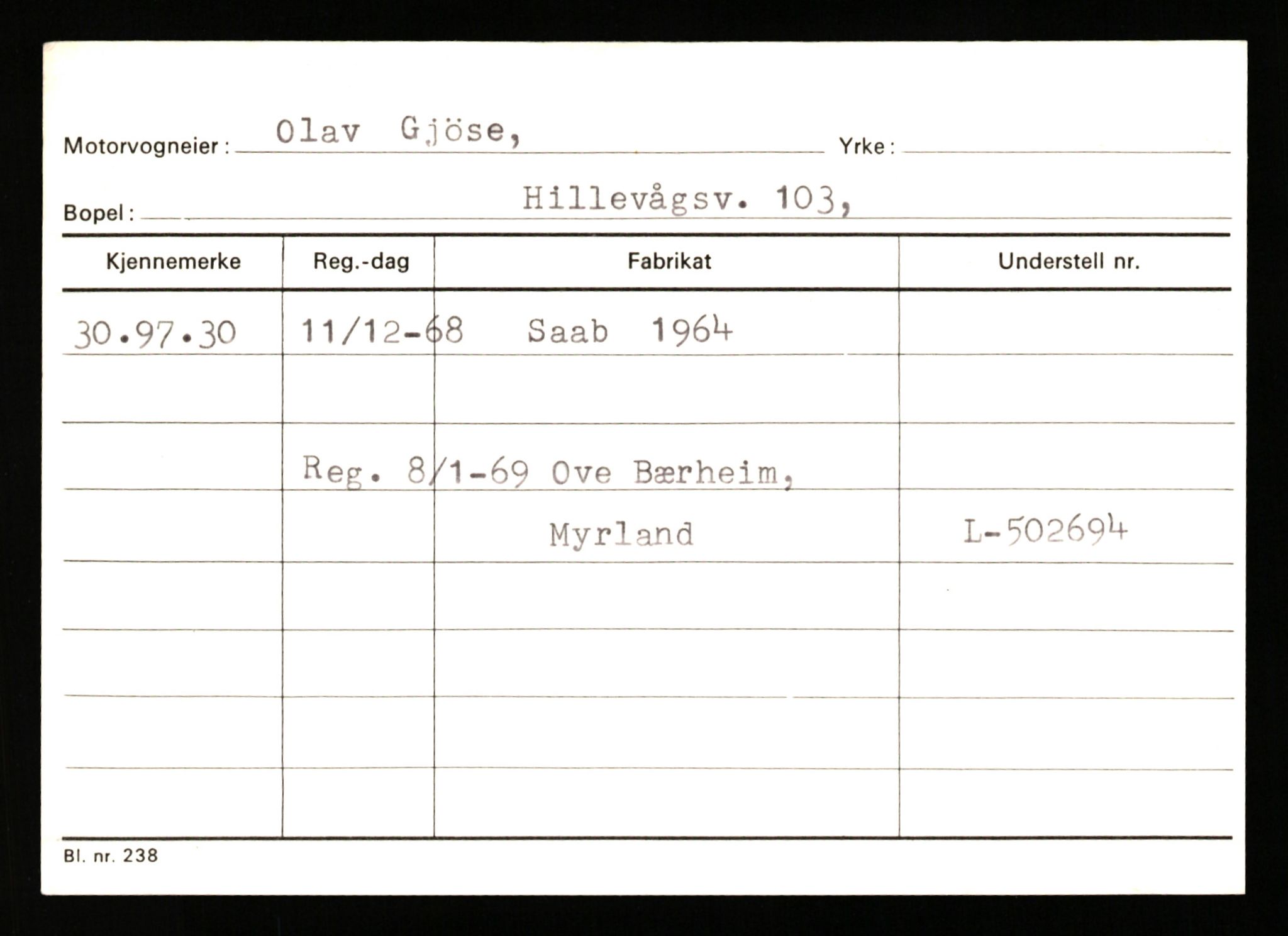 Stavanger trafikkstasjon, AV/SAST-A-101942/0/G/L0011: Registreringsnummer: 240000 - 363477, 1930-1971, p. 1657