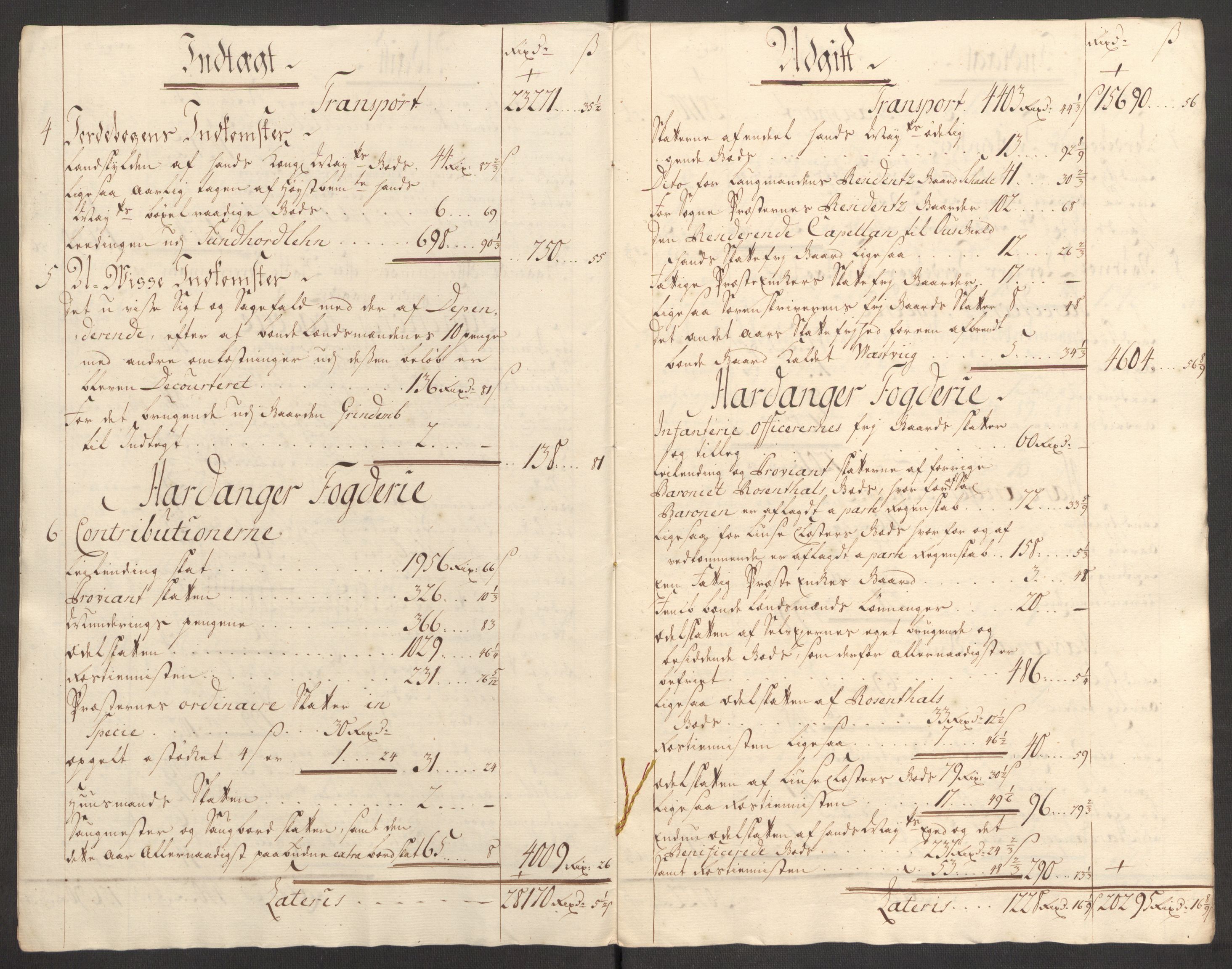 Rentekammeret inntil 1814, Reviderte regnskaper, Fogderegnskap, RA/EA-4092/R48/L3000: Fogderegnskap Sunnhordland og Hardanger, 1721, p. 65