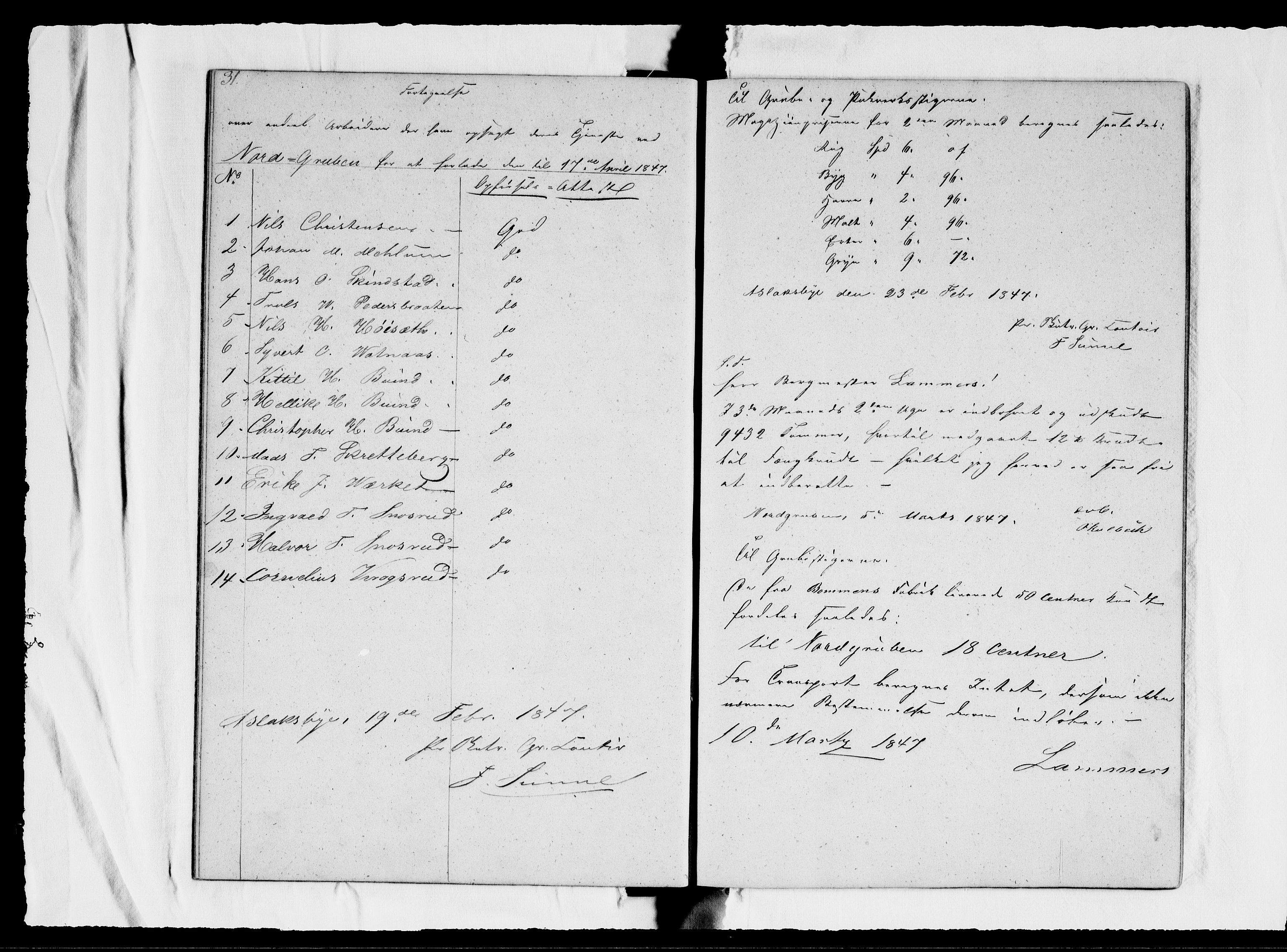 Modums Blaafarveværk, AV/RA-PA-0157/G/Ge/L0312/0001: -- / Journal for Nordgruberne, 1840-1844, p. 34