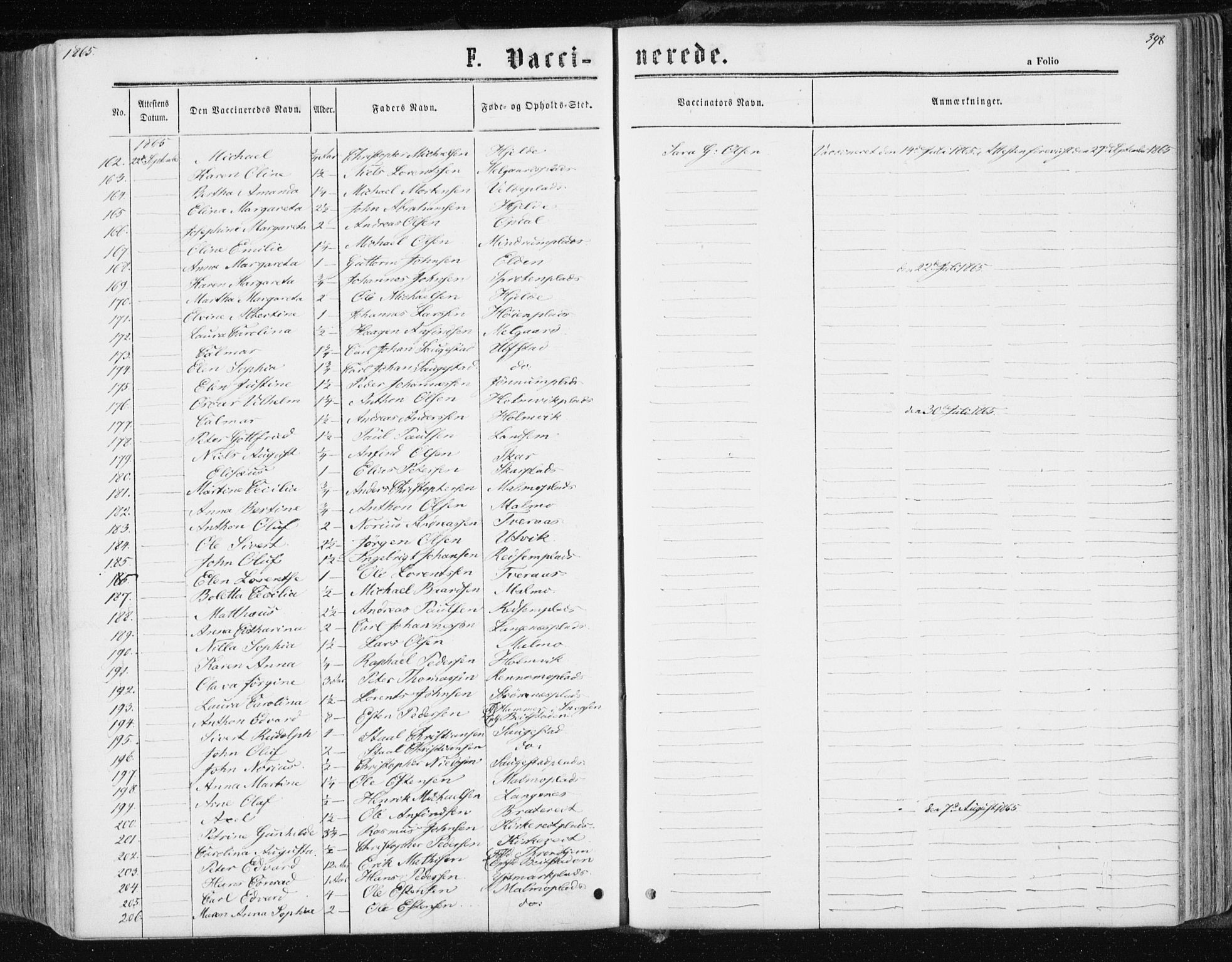 Ministerialprotokoller, klokkerbøker og fødselsregistre - Nord-Trøndelag, SAT/A-1458/741/L0394: Parish register (official) no. 741A08, 1864-1877, p. 398