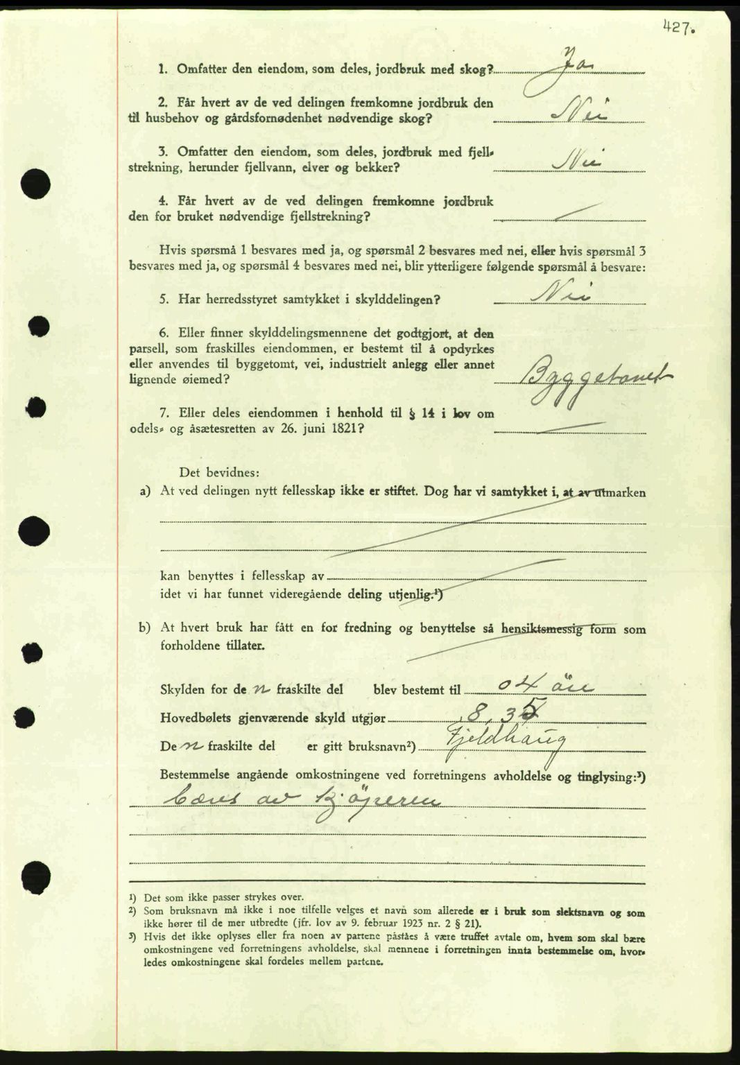 Eiker, Modum og Sigdal sorenskriveri, SAKO/A-123/G/Ga/Gab/L0041: Mortgage book no. A11, 1939-1940, Diary no: : 111/1940