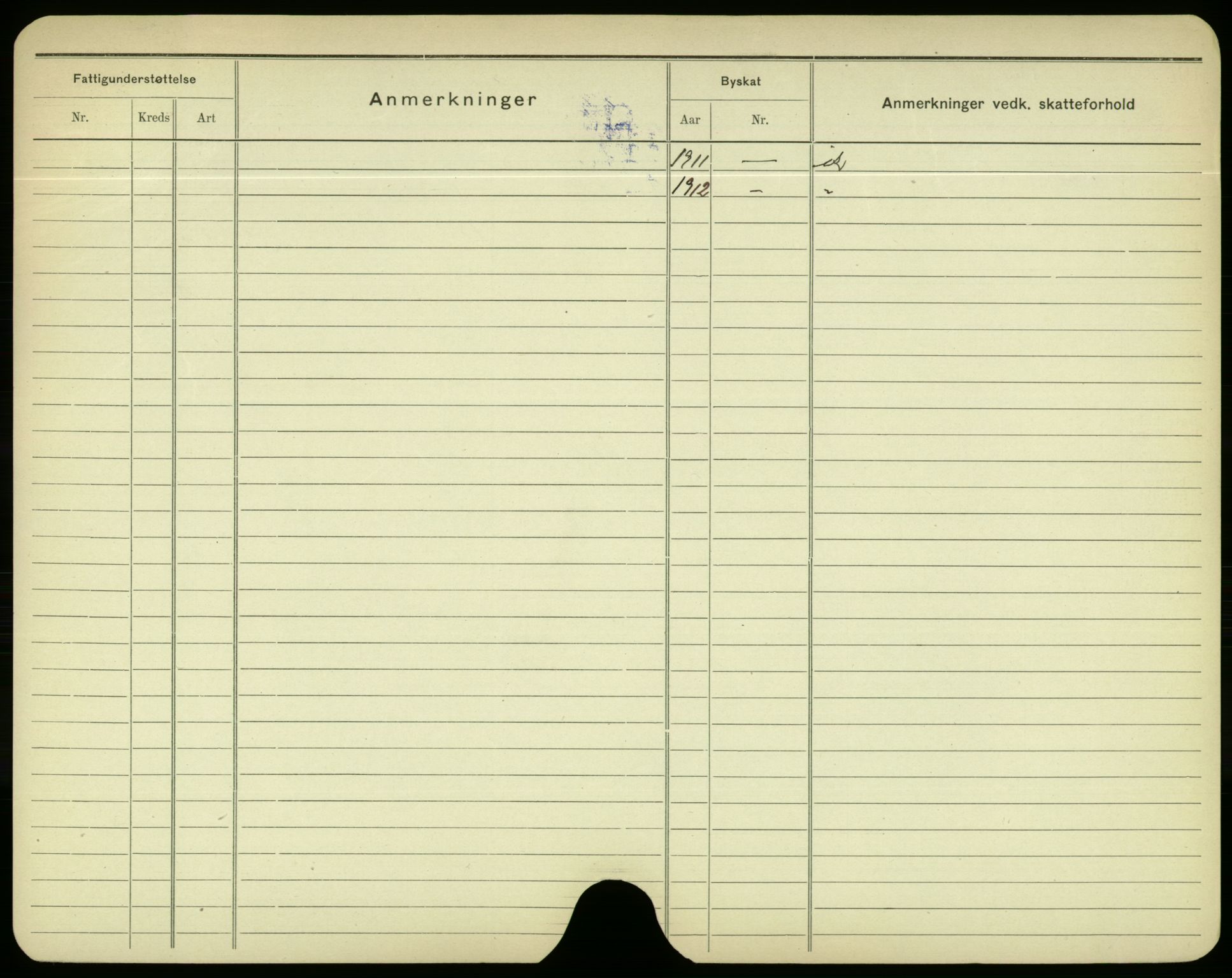 Oslo folkeregister, Registerkort, AV/SAO-A-11715/F/Fa/Fac/L0003: Menn, 1906-1914, p. 1073b