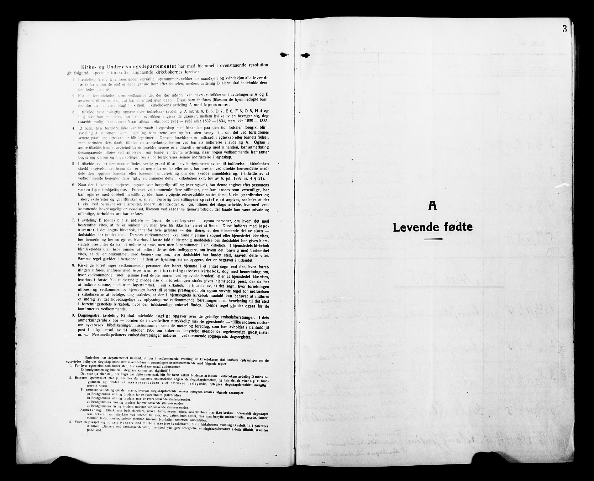 Tromsø sokneprestkontor/stiftsprosti/domprosti, AV/SATØ-S-1343/G/Gb/L0009klokker: Parish register (copy) no. 9, 1915-1925, p. 3