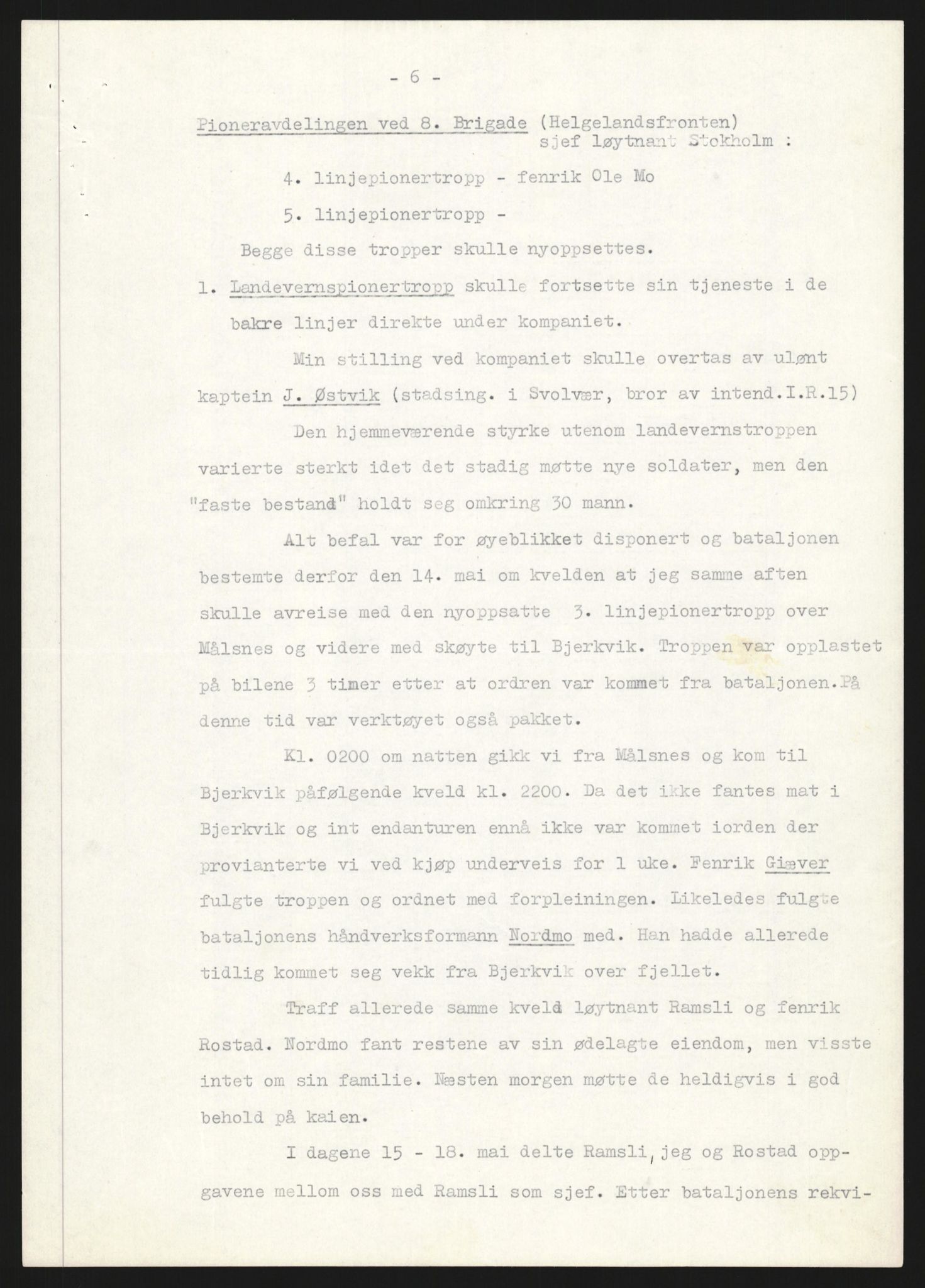 Forsvaret, Forsvarets krigshistoriske avdeling, AV/RA-RAFA-2017/Y/Yb/L0156: II-C-11-670-675  -  6. Divisjon: Hålogaland ingeniørbataljon, 1940, p. 273