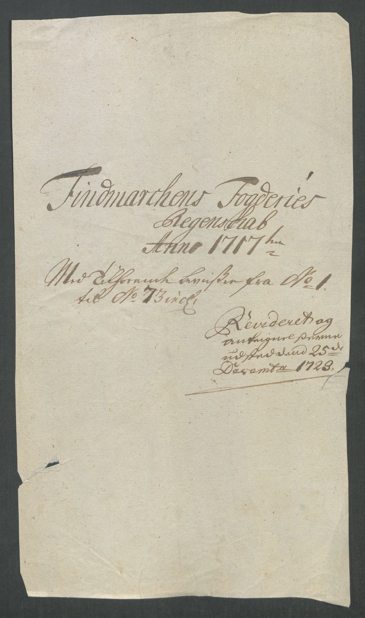 Rentekammeret inntil 1814, Reviderte regnskaper, Fogderegnskap, AV/RA-EA-4092/R69/L4857: Fogderegnskap Finnmark/Vardøhus, 1716-1718, p. 192