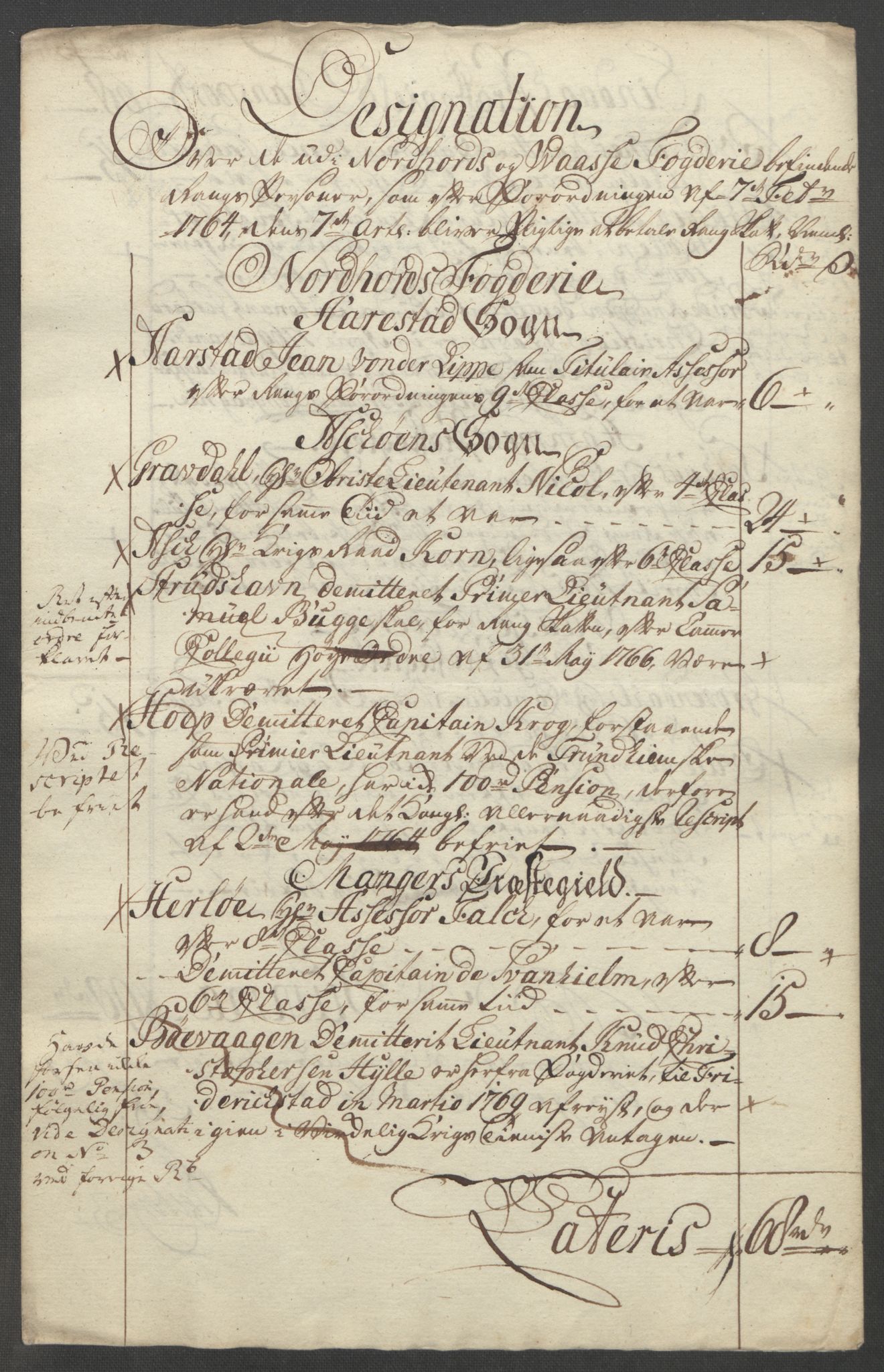 Rentekammeret inntil 1814, Reviderte regnskaper, Fogderegnskap, RA/EA-4092/R51/L3303: Ekstraskatten Nordhordland og Voss, 1762-1772, p. 358