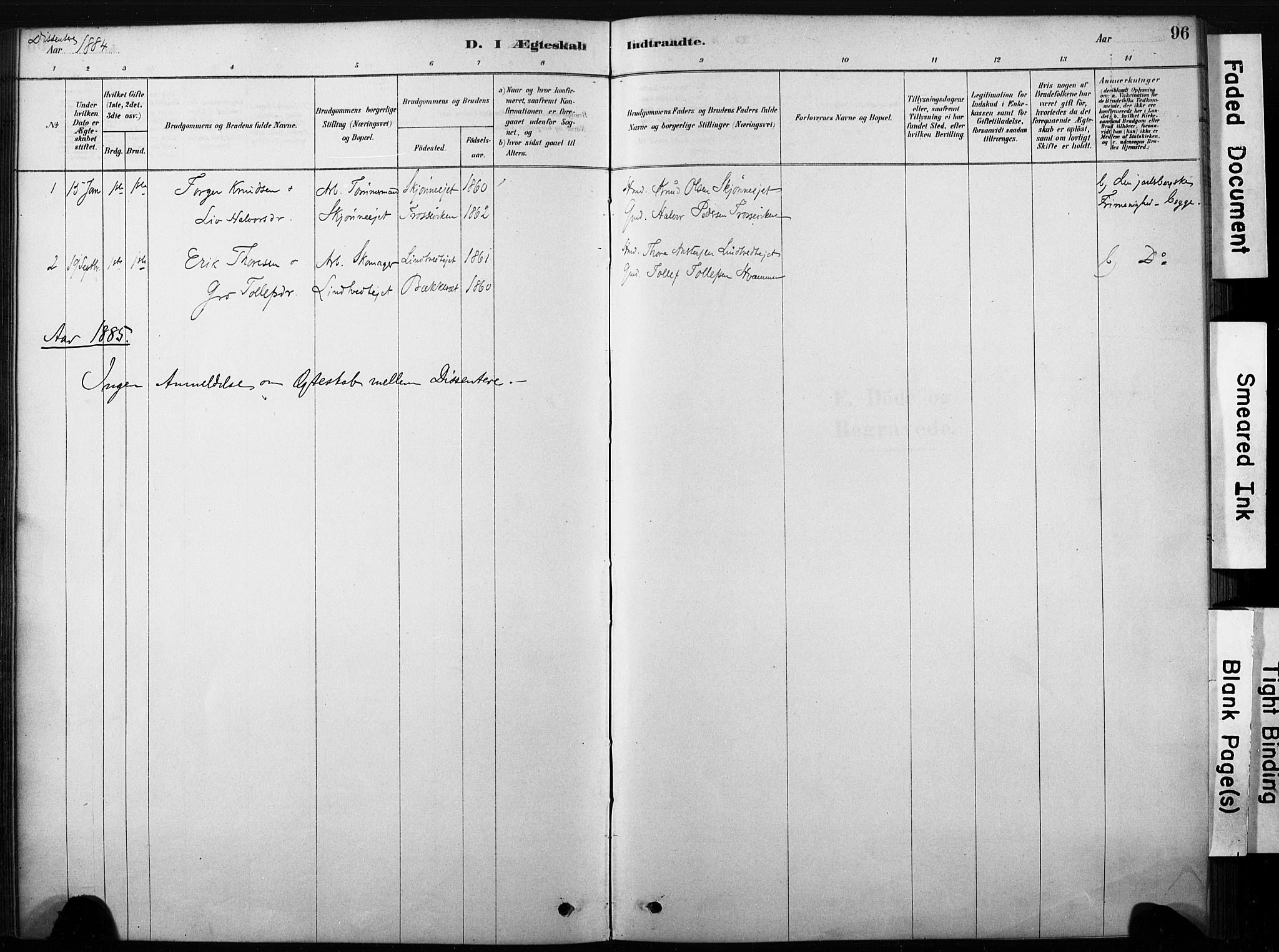 Nore kirkebøker, AV/SAKO-A-238/F/Fb/L0001: Parish register (official) no. II 1, 1878-1886, p. 96