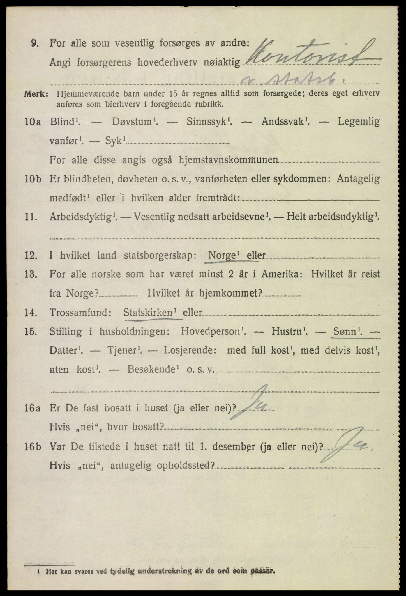 SAH, 1920 census for Vang (Hedmark), 1920, p. 9050