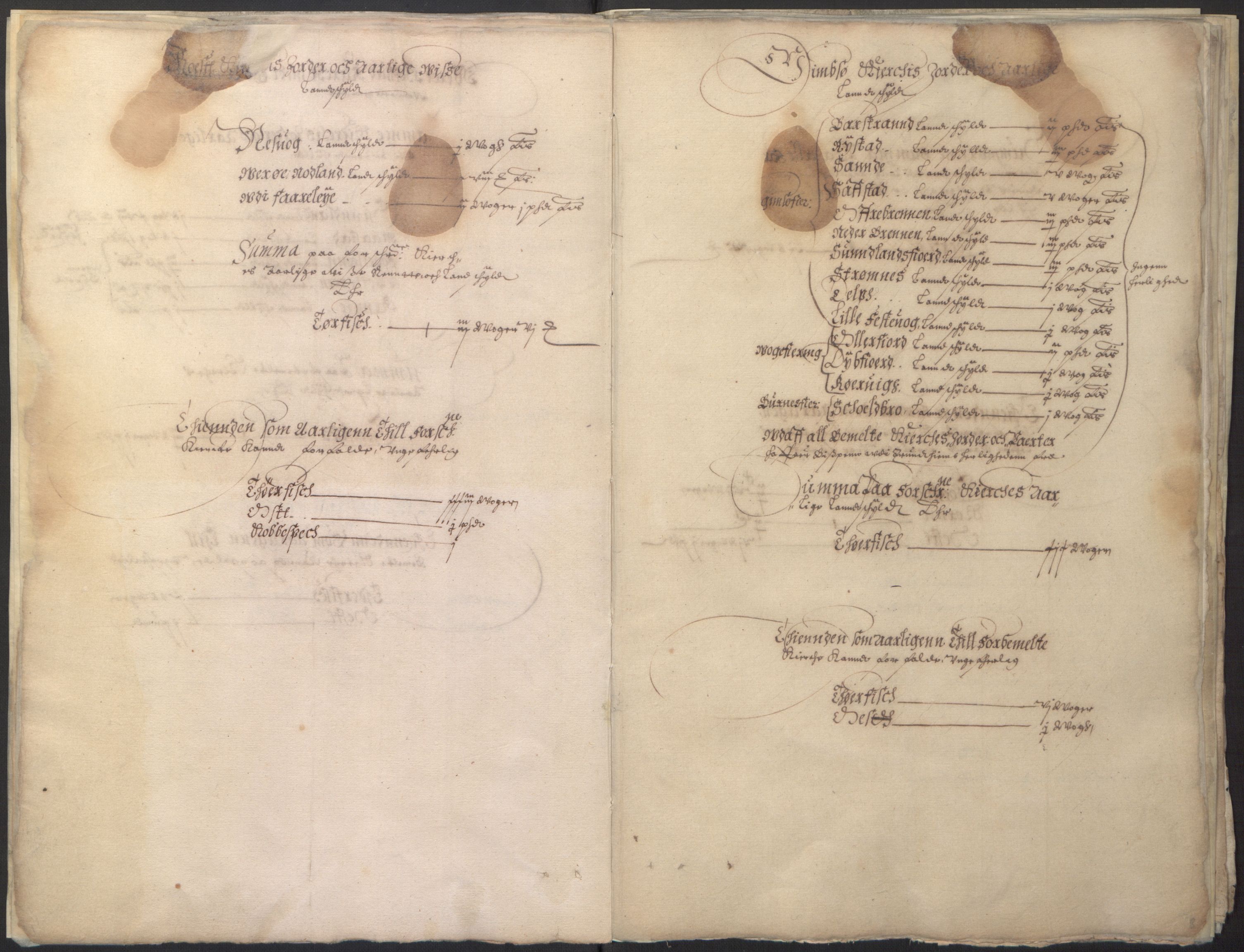 Stattholderembetet 1572-1771, AV/RA-EA-2870/Ek/L0016/0001: Jordebøker til utlikning av rosstjeneste 1624-1626: / Kirke- og prestebolsinntekter i Trondheim bispedømme og Jemtland, 1625-1626, p. 180