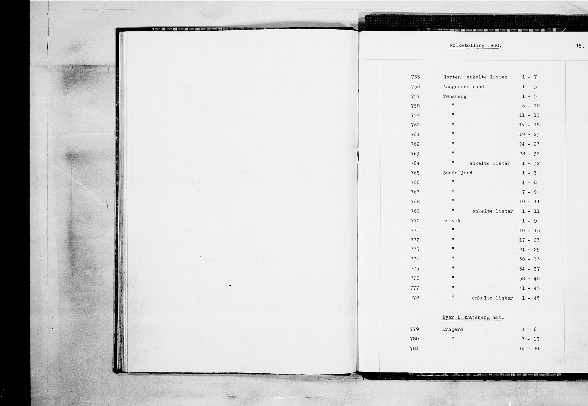 RA, 1900 census for Larvik, 1900, p. 6517