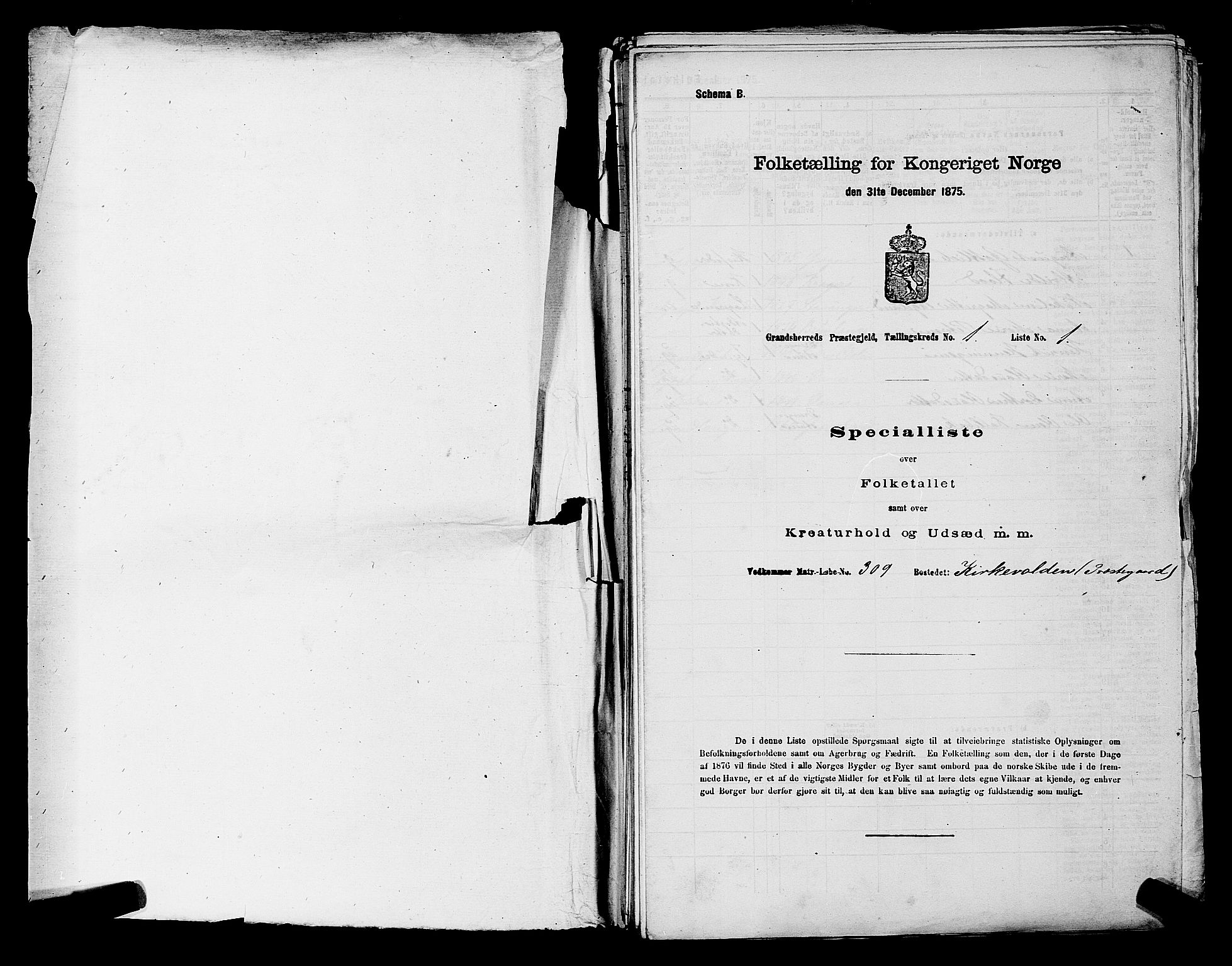 SAKO, 1875 census for 0824P Gransherad, 1875, p. 48