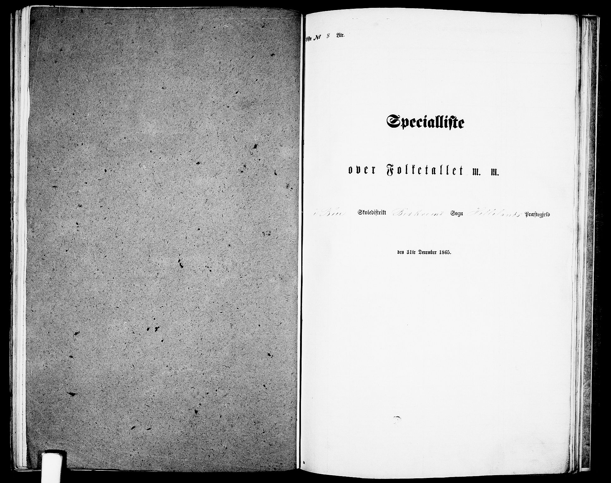 RA, 1865 census for Helleland, 1865, p. 123