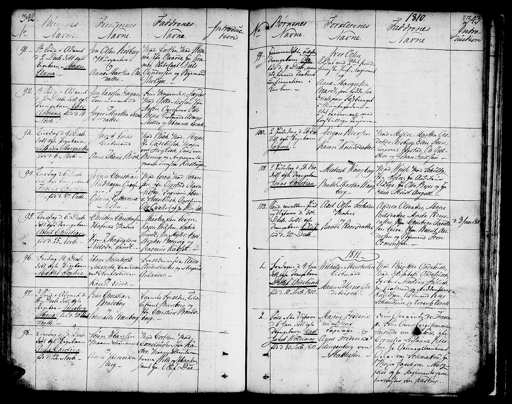 Ministerialprotokoller, klokkerbøker og fødselsregistre - Sør-Trøndelag, SAT/A-1456/602/L0104: Parish register (official) no. 602A02, 1774-1814, p. 342-343