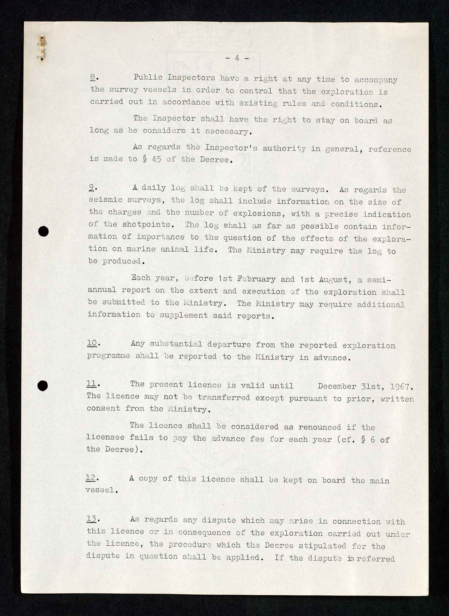 Industridepartementet, Oljekontoret, SAST/A-101348/Da/L0003: Arkivnøkkel 711 Undersøkelser og utforskning, 1963-1971, p. 110