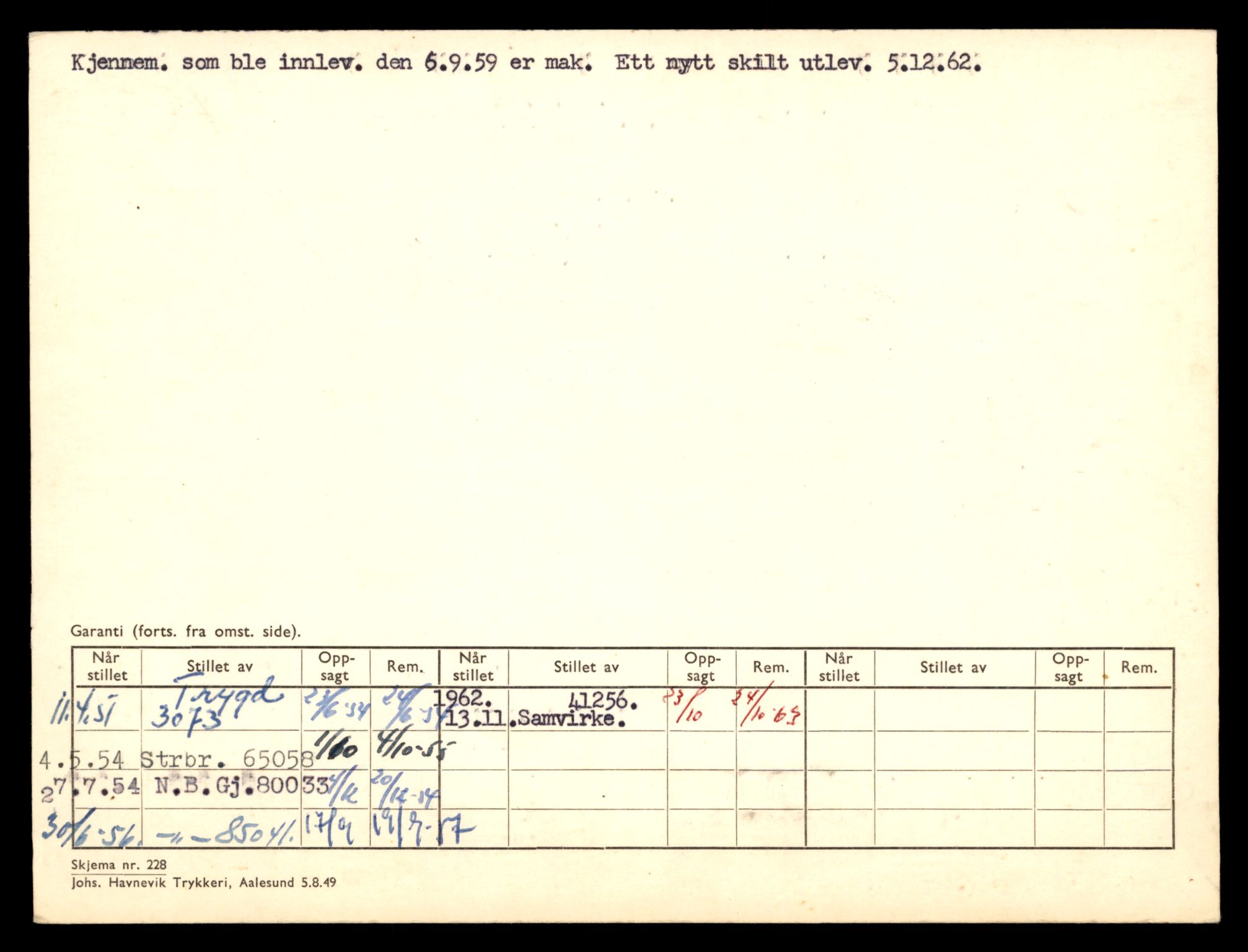 Møre og Romsdal vegkontor - Ålesund trafikkstasjon, AV/SAT-A-4099/F/Fe/L0026: Registreringskort for kjøretøy T 11046 - T 11160, 1927-1998, p. 1008