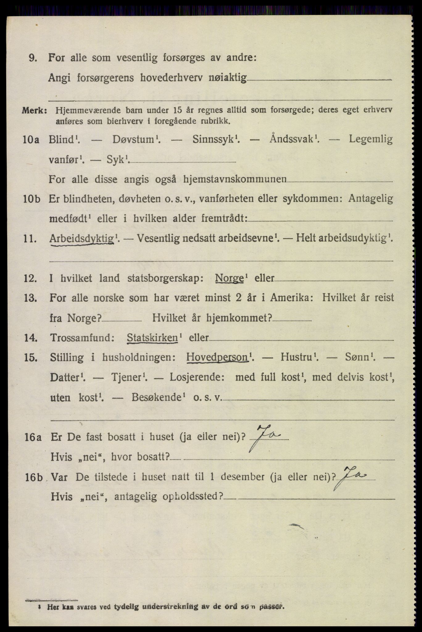 SAH, 1920 census for Trysil, 1920, p. 6632